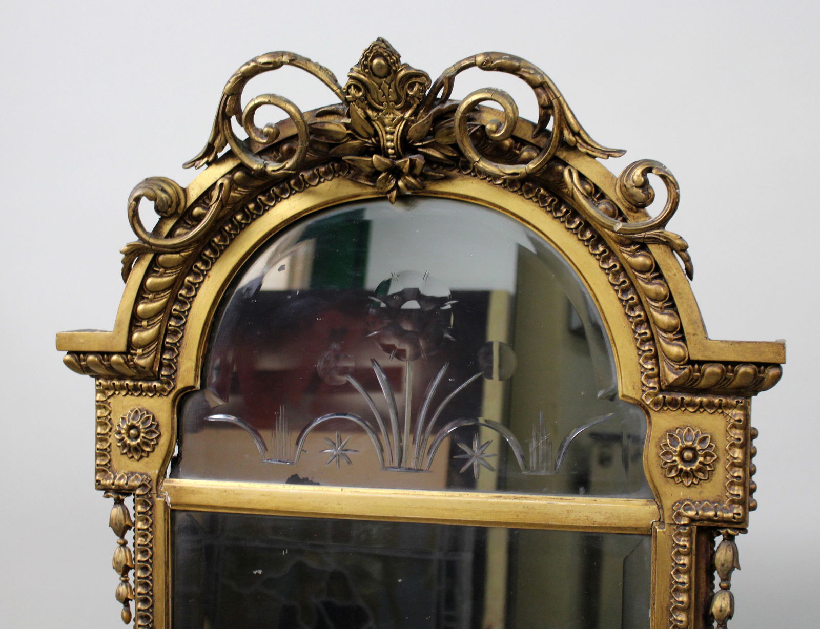 Regency Giltwood Pier Glass – Intaglio Cut Mirror Plate, c.1815 - 4