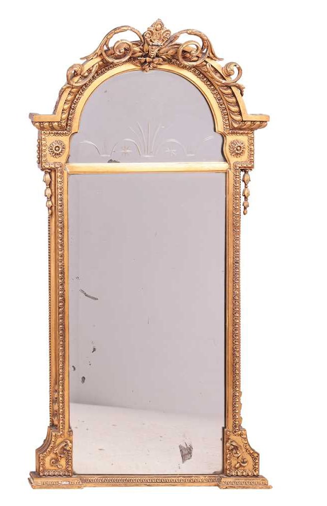 Regency Giltwood Pier Glass – Intaglio Cut Mirror Plate, c.1815 - 8