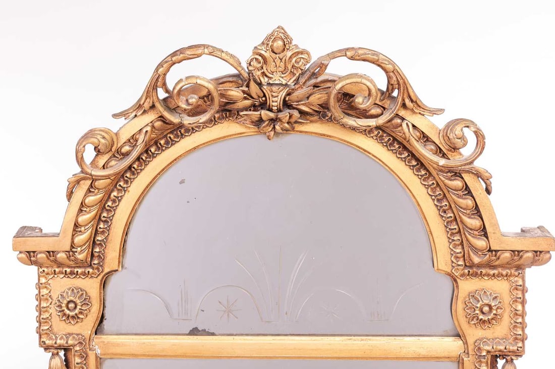 Regency Giltwood Pier Glass – Intaglio Cut Mirror Plate, c.1815 - 9