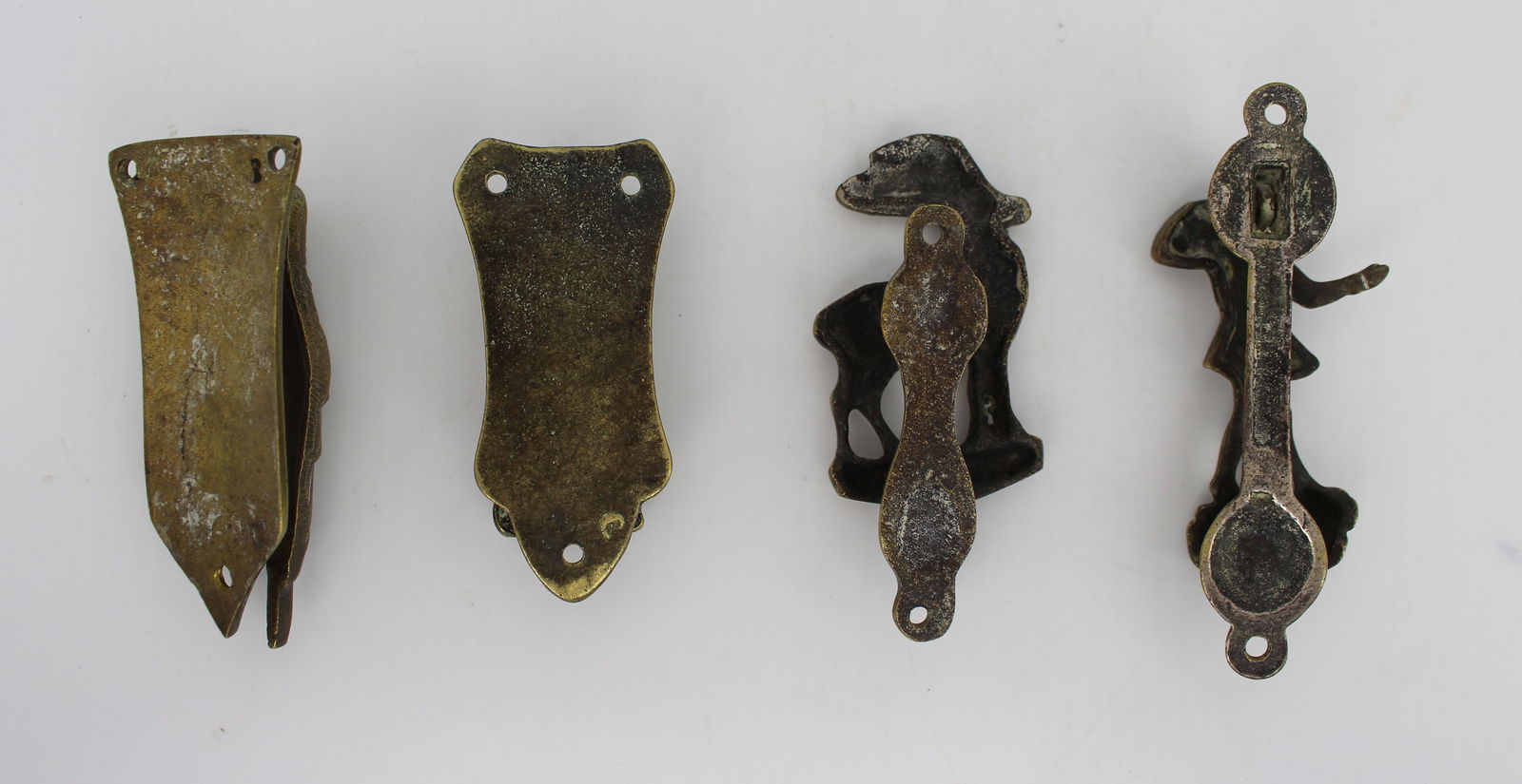 Set of 4 Vintage Brass Door Knockers - 2