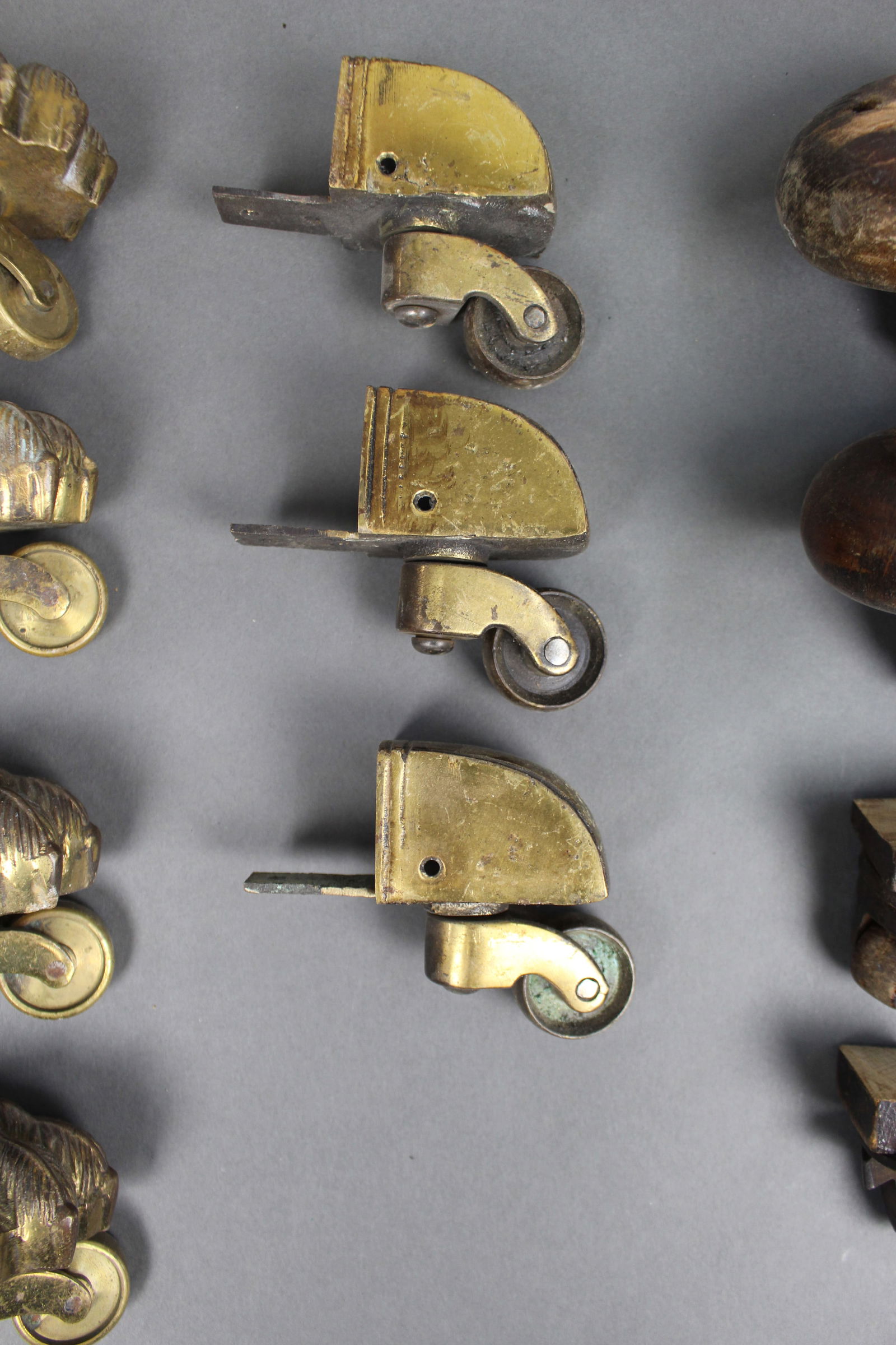 Collection of Antique & Vintage Castors & Wheels - 3