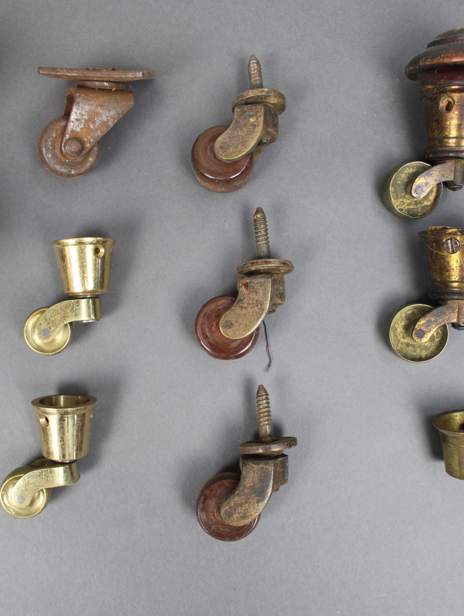 Collection of Antique & Vintage Castors & Wheels - 6