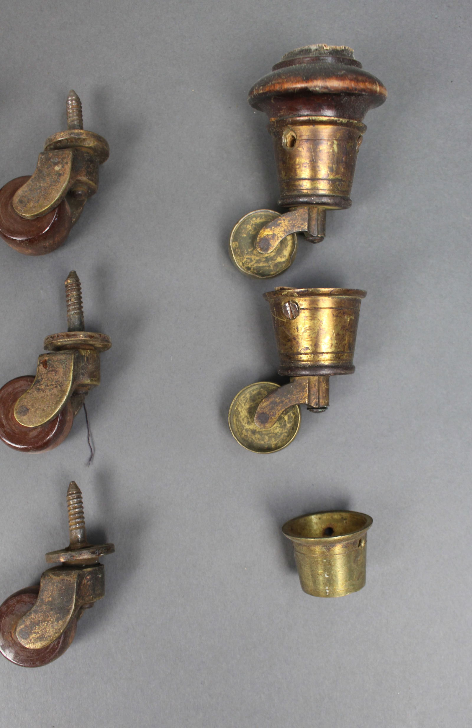 Collection of Antique & Vintage Castors & Wheels - 7