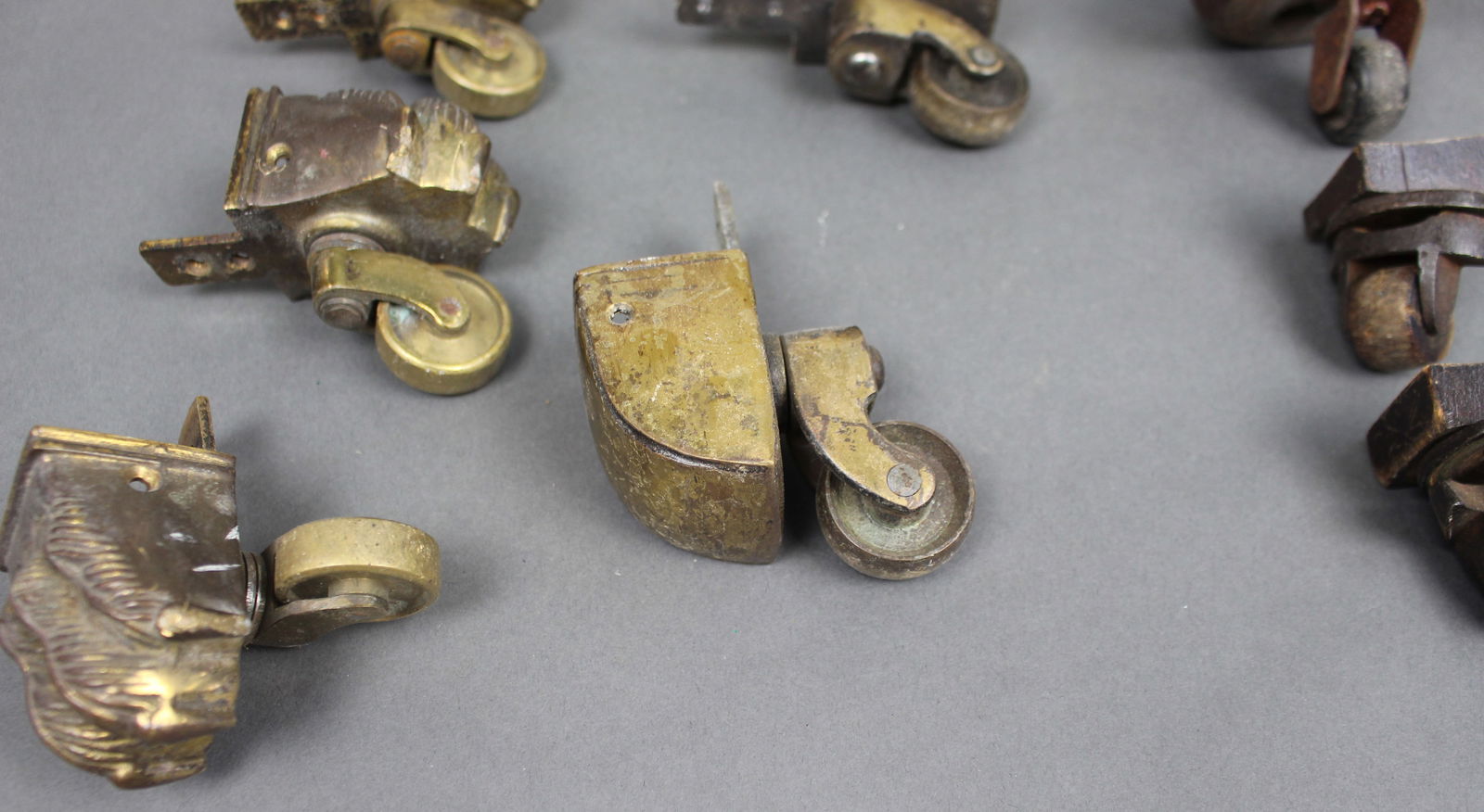 Collection of Antique & Vintage Castors & Wheels - 9
