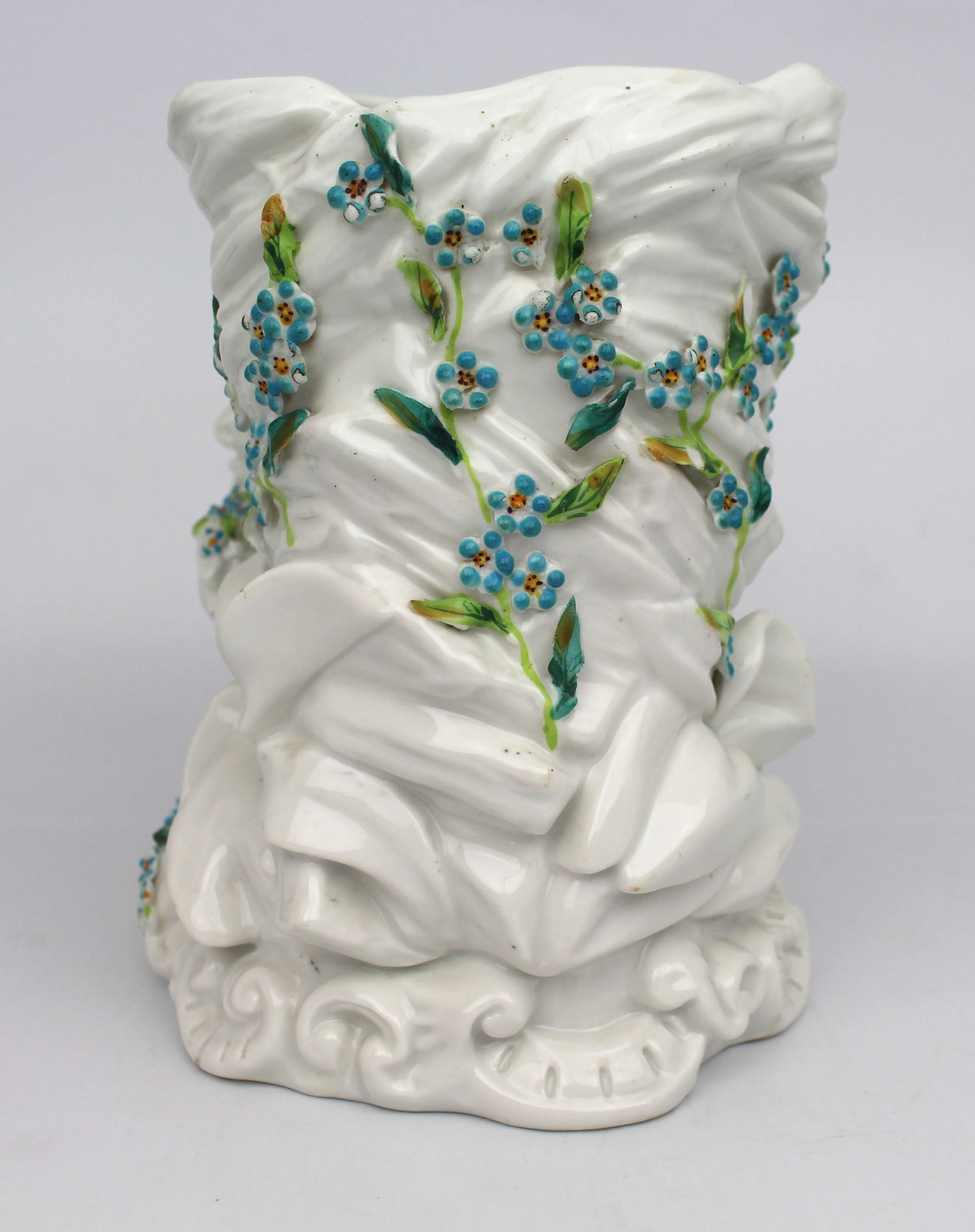 Sitzendorf Porcelain Cherub Vase c.1920 - 4