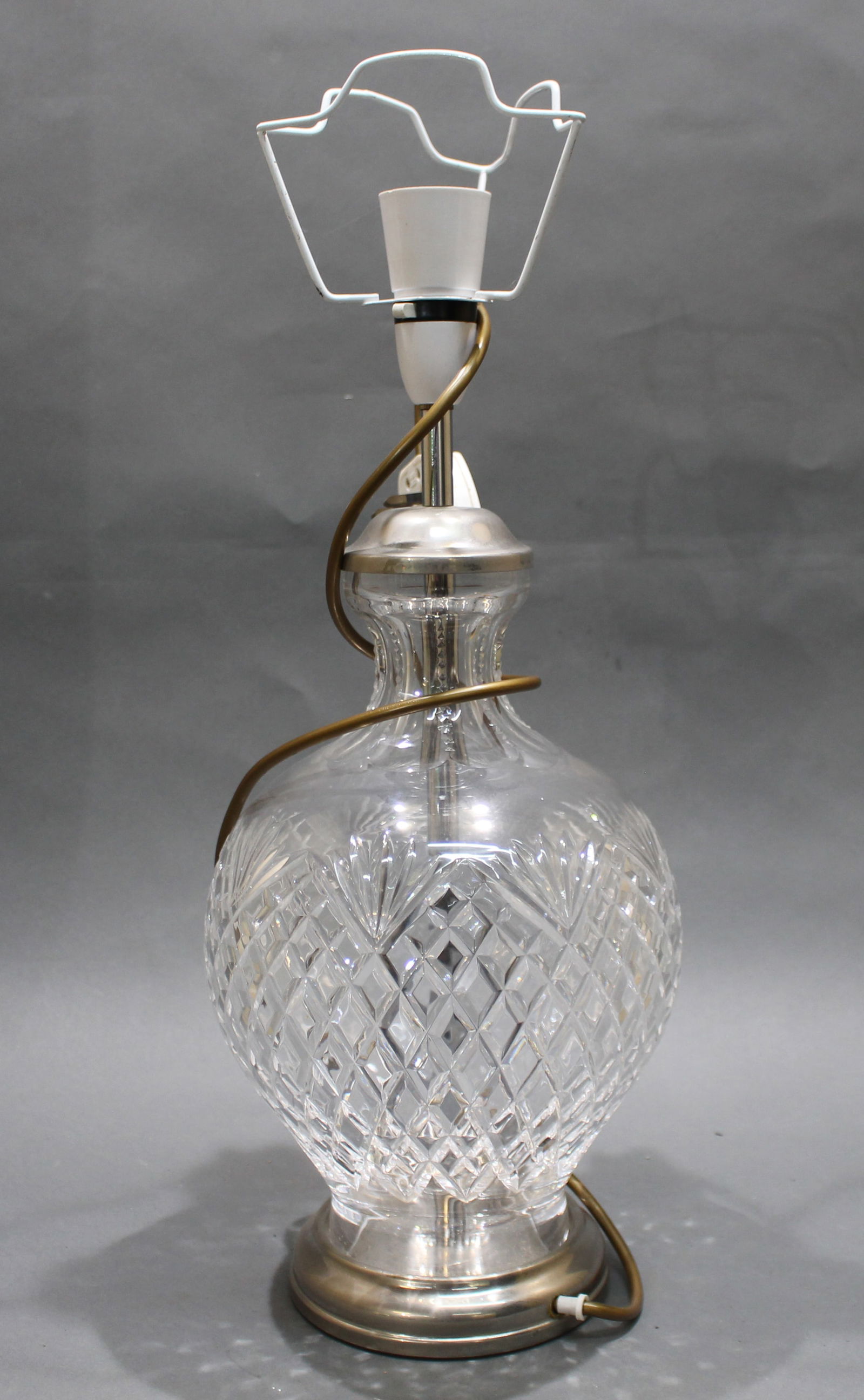 Large Crystal Table Lamp (1 of 2)