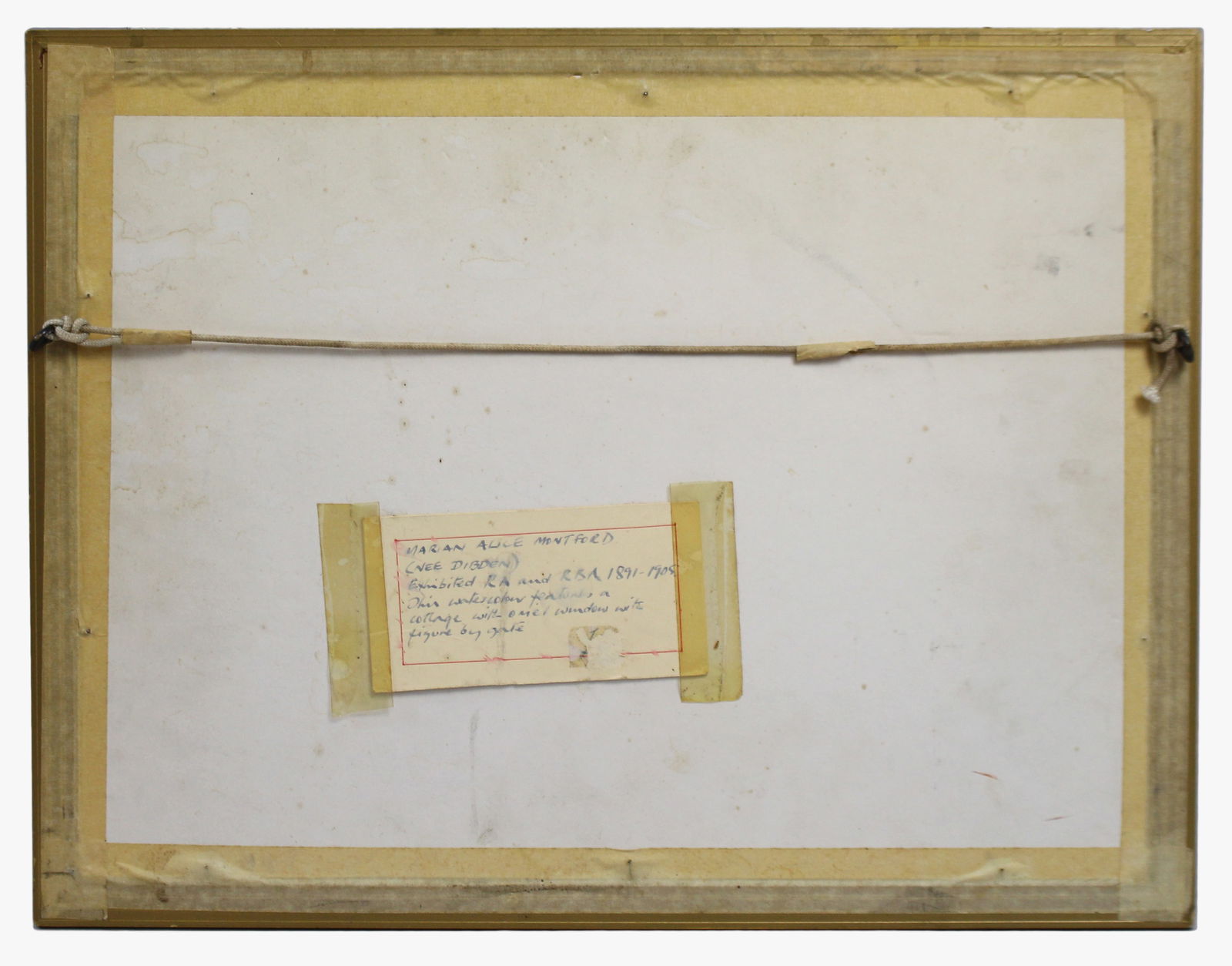 Marian Alice Montford (English,born 1882) Watercolour - 3