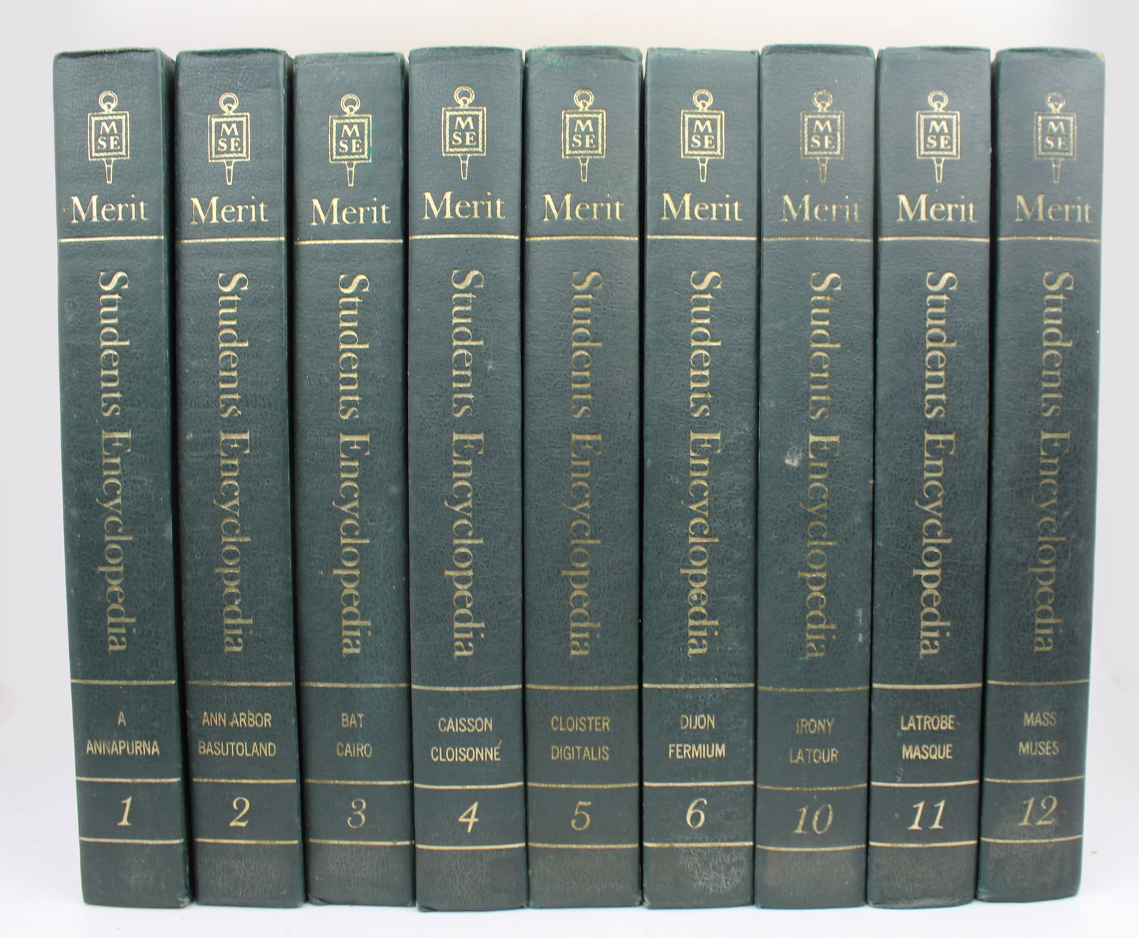Merit Students Encyclopedia – 9 Volumes, 1967–1978: Title: Merit Students Encyclopedia – 9 Volumes, 1967–1978 Description: Merit Students Encyclopedia – 9 Volumes, 1967–1978vA part set of the Merit Students Encyclopedia,