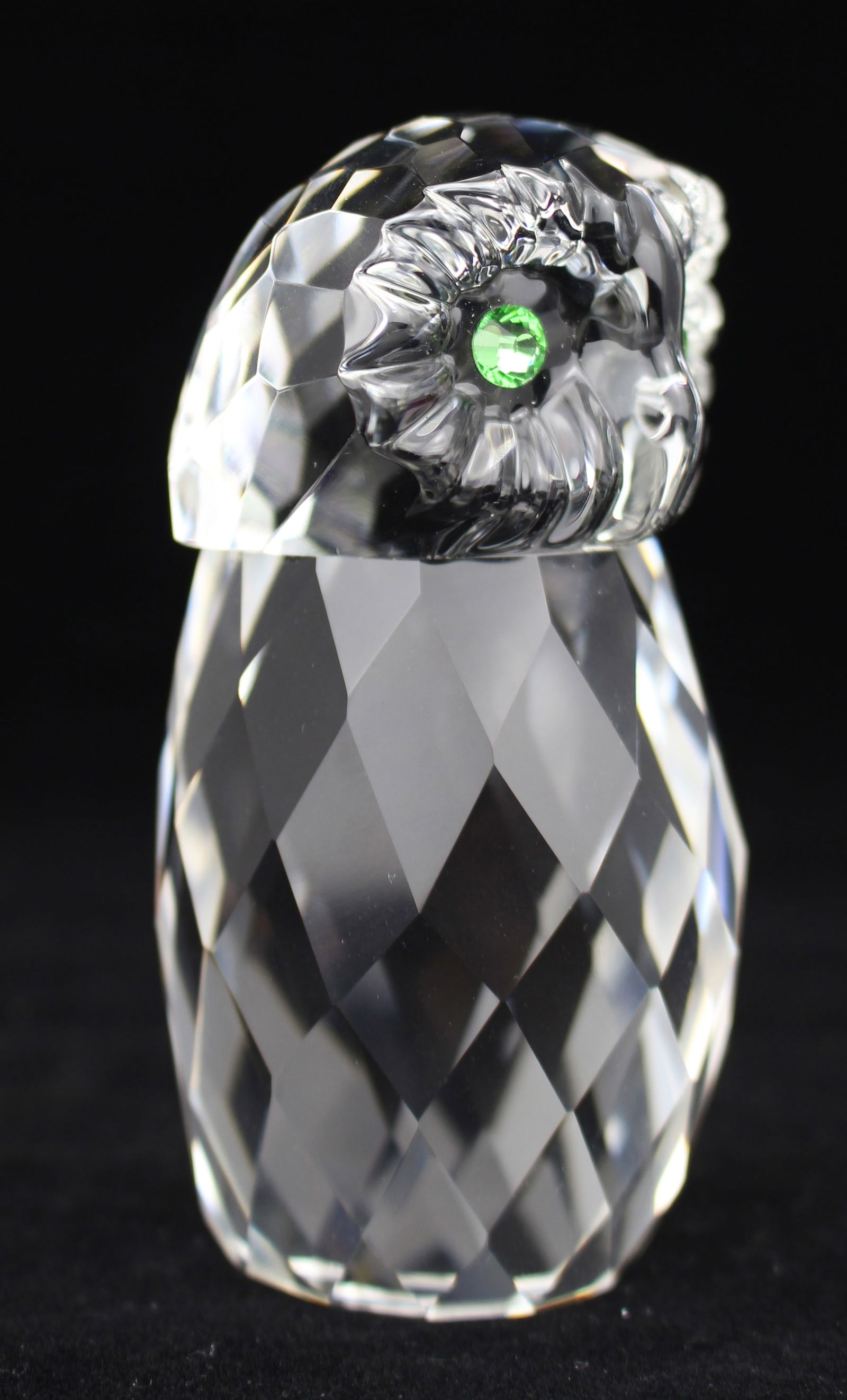 Oleg Cassini Crystal Owl Paperweight - 2