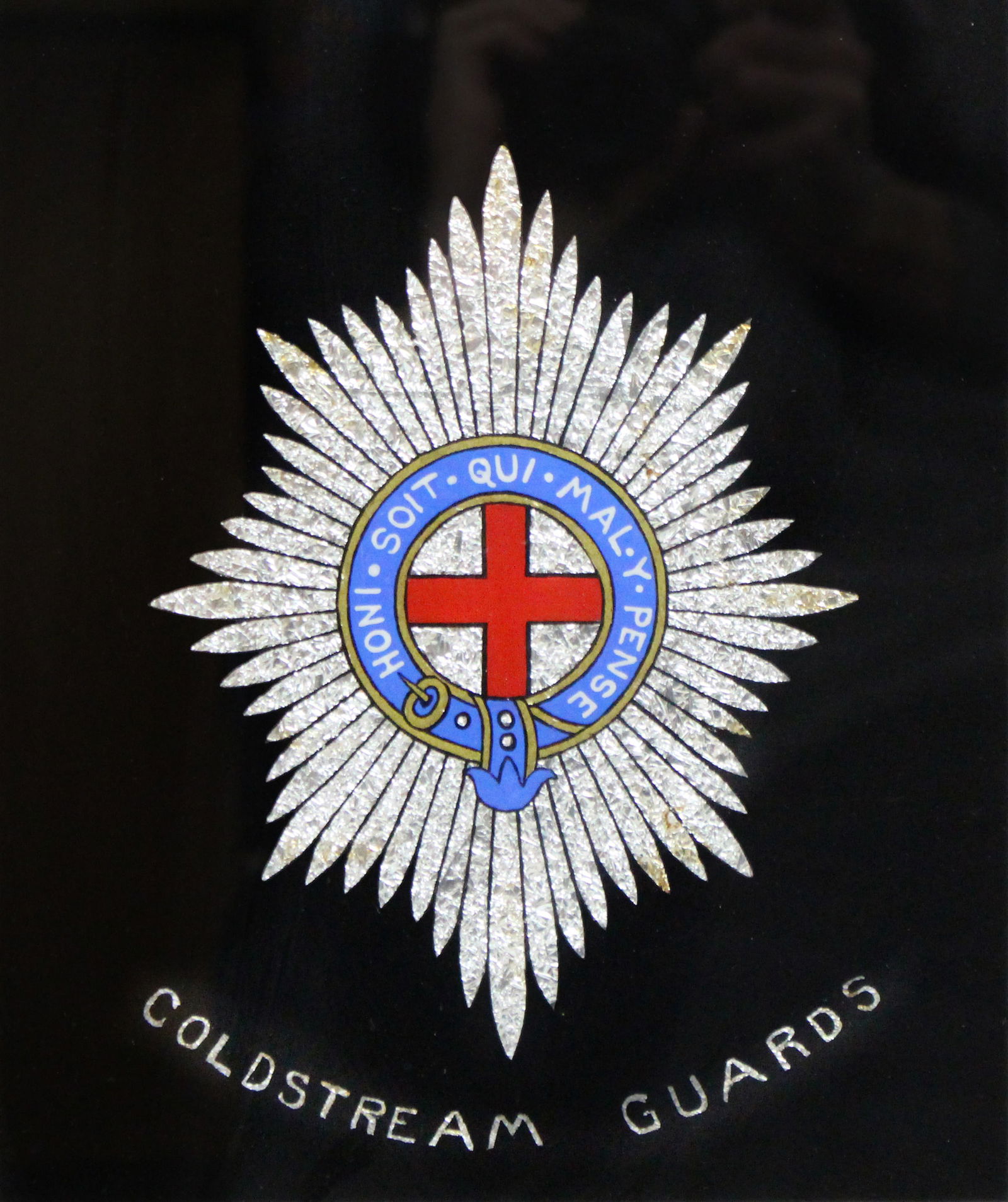 Set of 3 Military Regiment Foil Artworks Set in Gilt Frames - 11