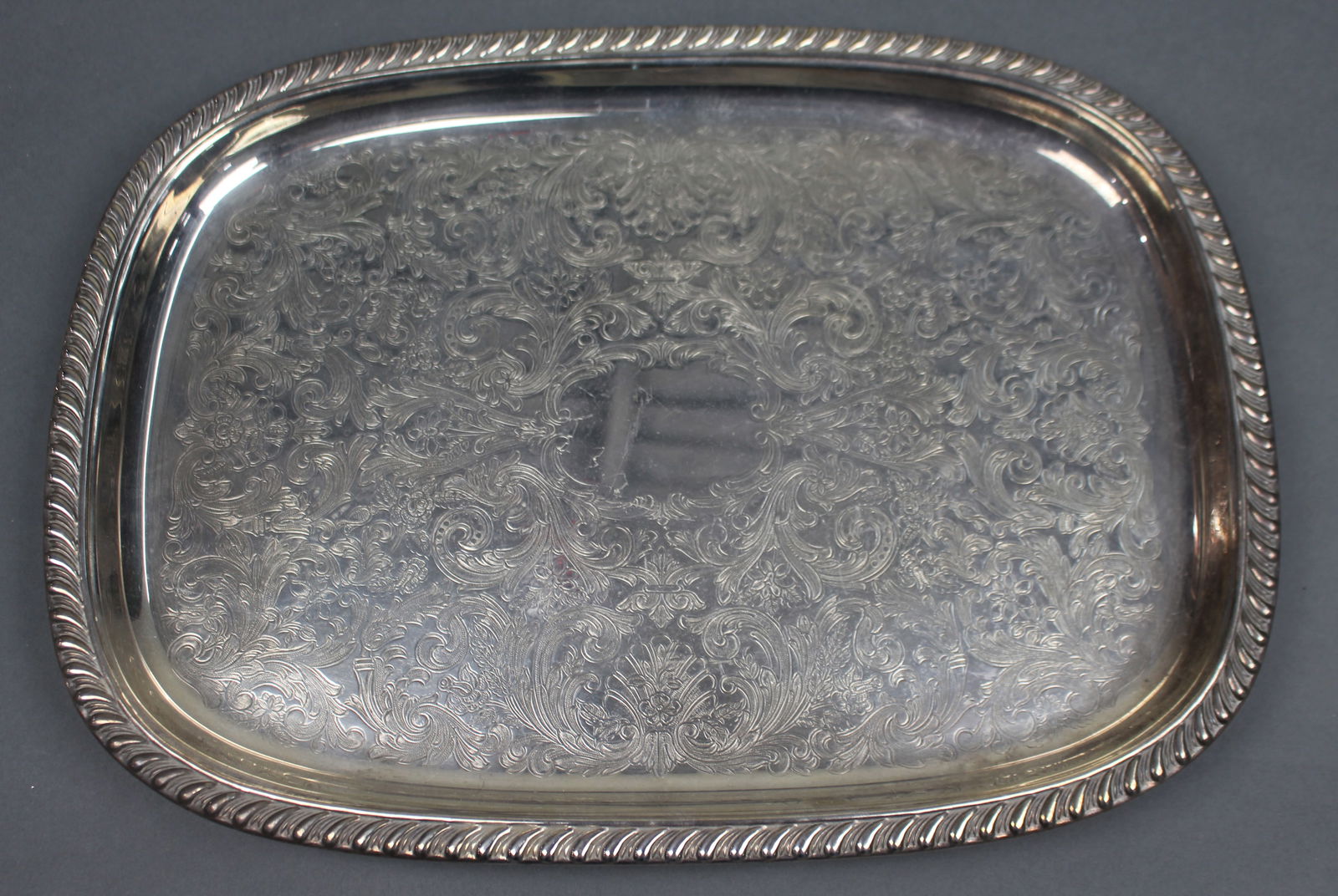 Vintage Silver Plated Serving Tray (1 of 4)
