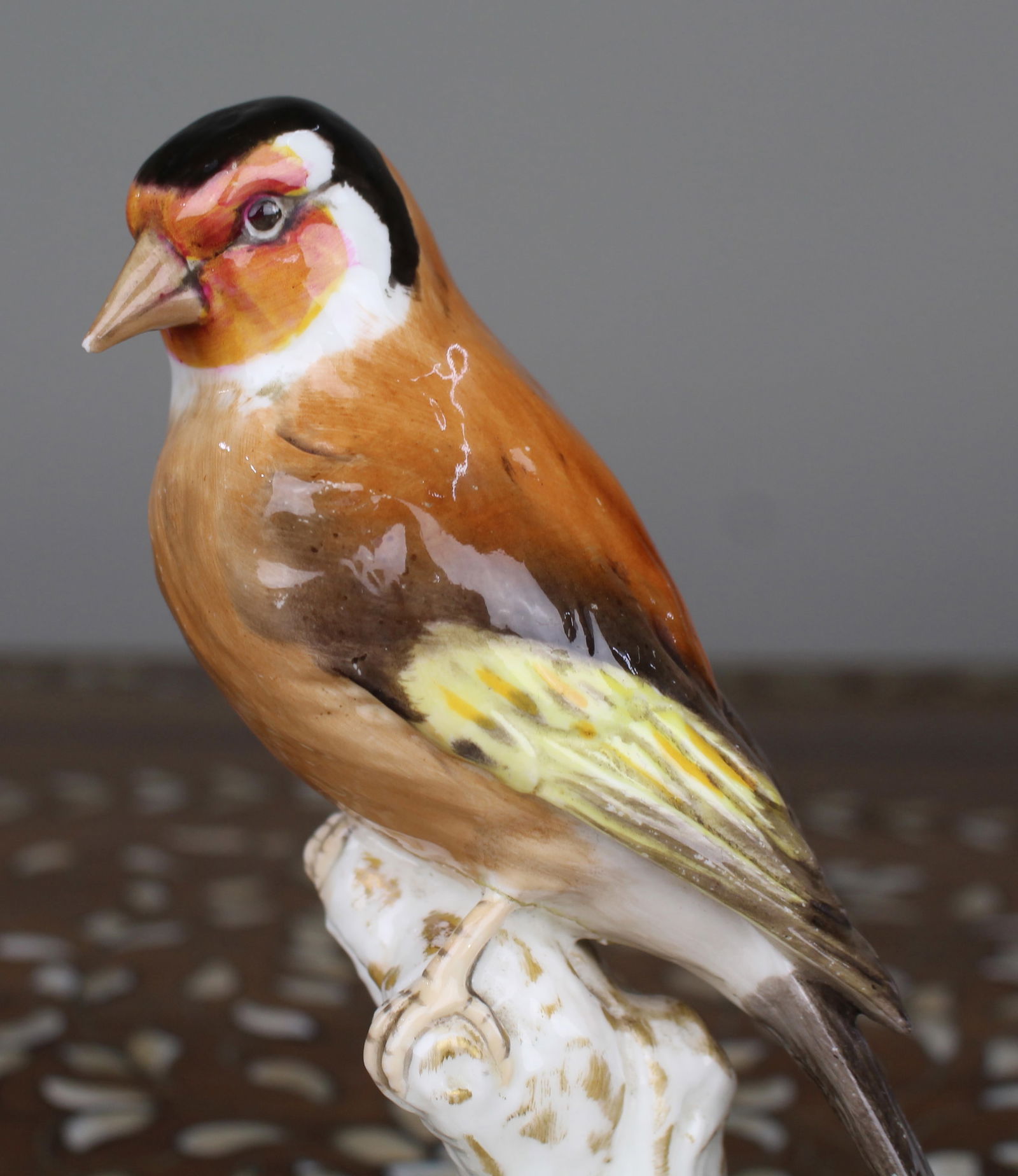 Royal Worcester Porcelain Goldfinch Figure, Model 2667 - 4