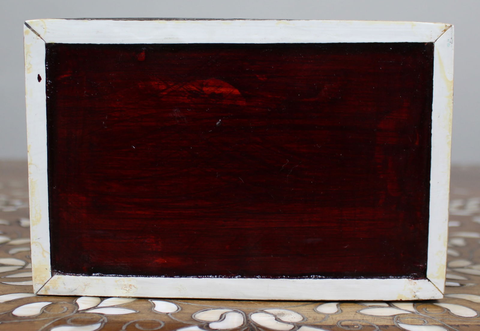 Decorative Inlaid Mother-of-Pearl and Bone Box - 8