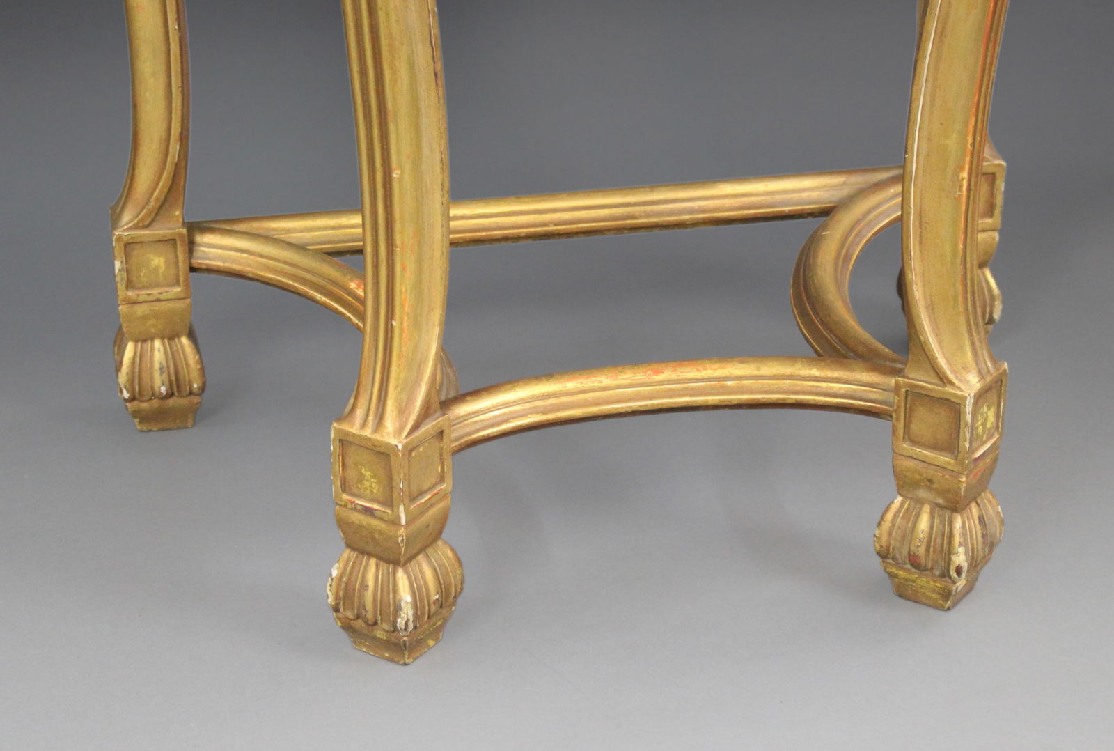 Giltwood Demi-Lune Bijouterie Table, c.1900 - 3