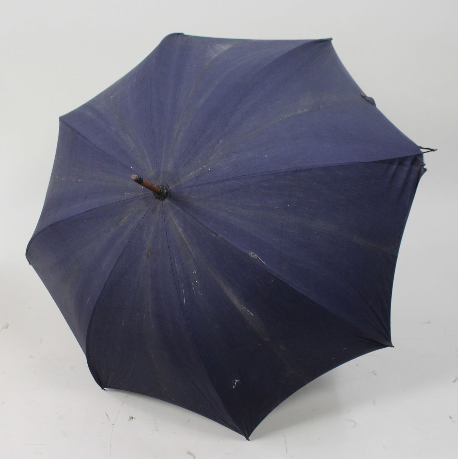 Antique Umbrella wih Silver Ferrule - 6