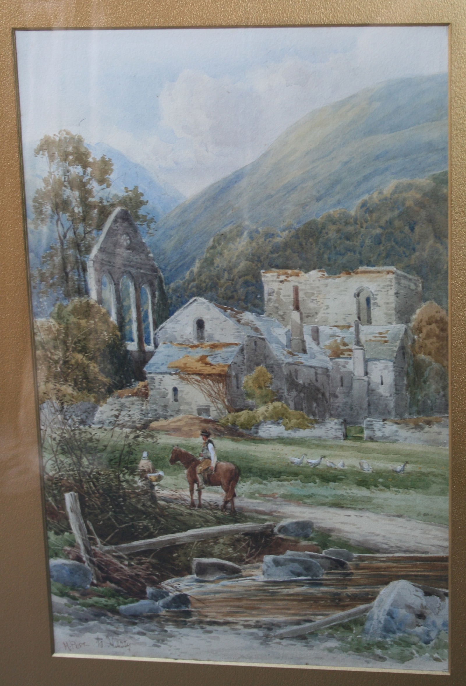 Pair of Victorian Watercolours by Henry Pope (British, 1843–1908) - 3