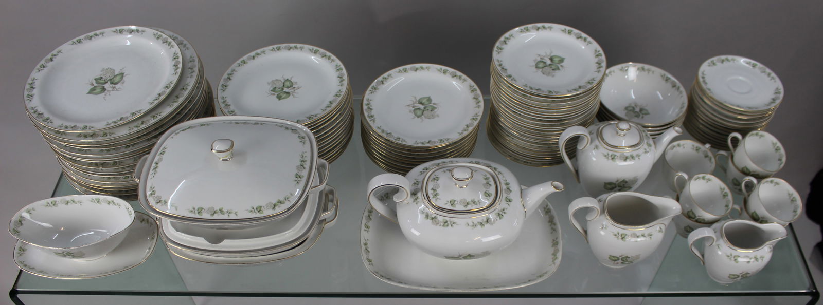 Extensive Franconia Krautheim “Summer Bloom“ Dinner Tea Service - 2