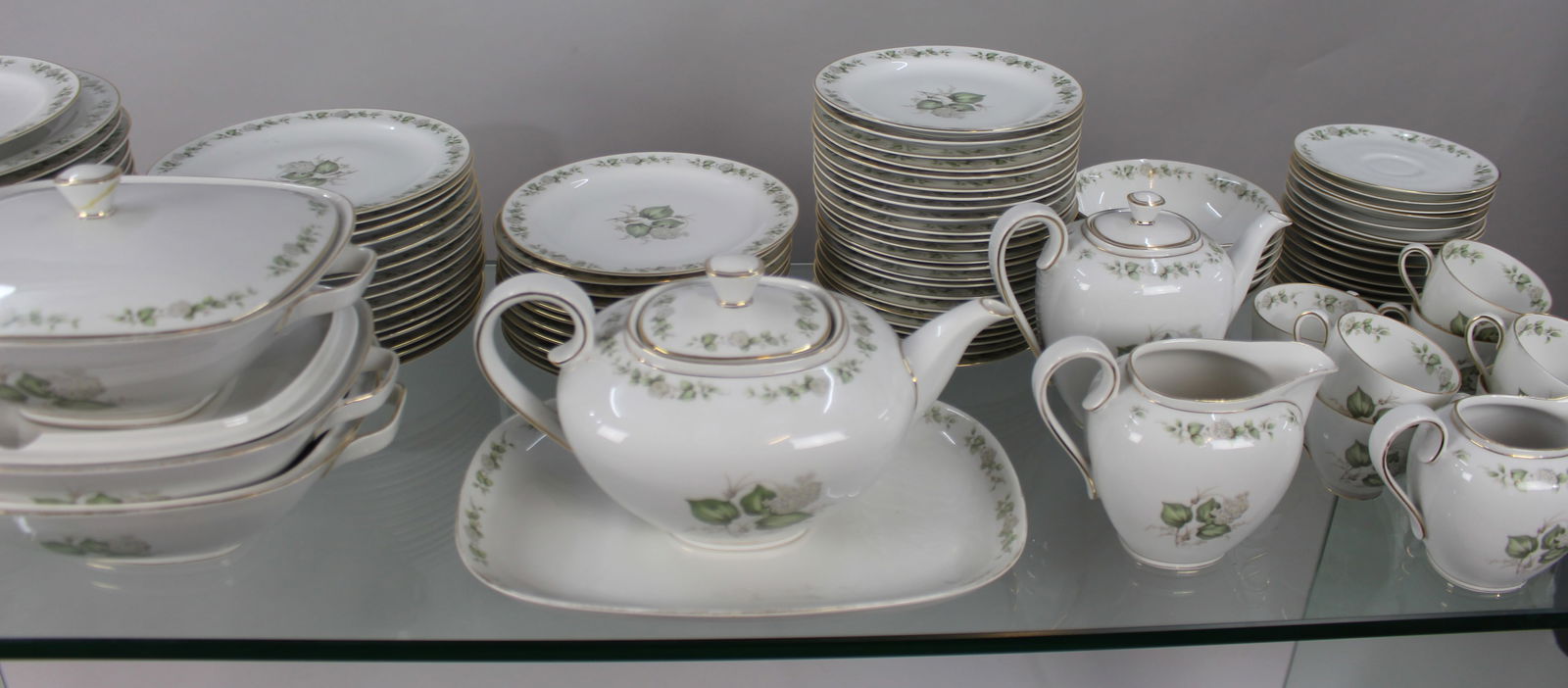 Extensive Franconia Krautheim “Summer Bloom“ Dinner Tea Service - 3