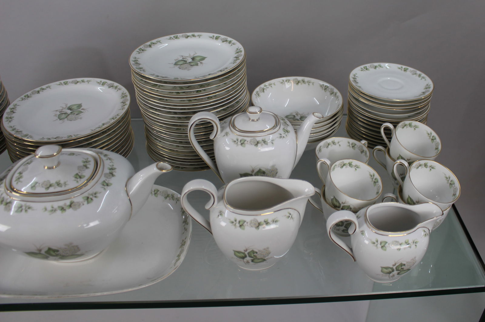 Extensive Franconia Krautheim “Summer Bloom“ Dinner Tea Service - 5