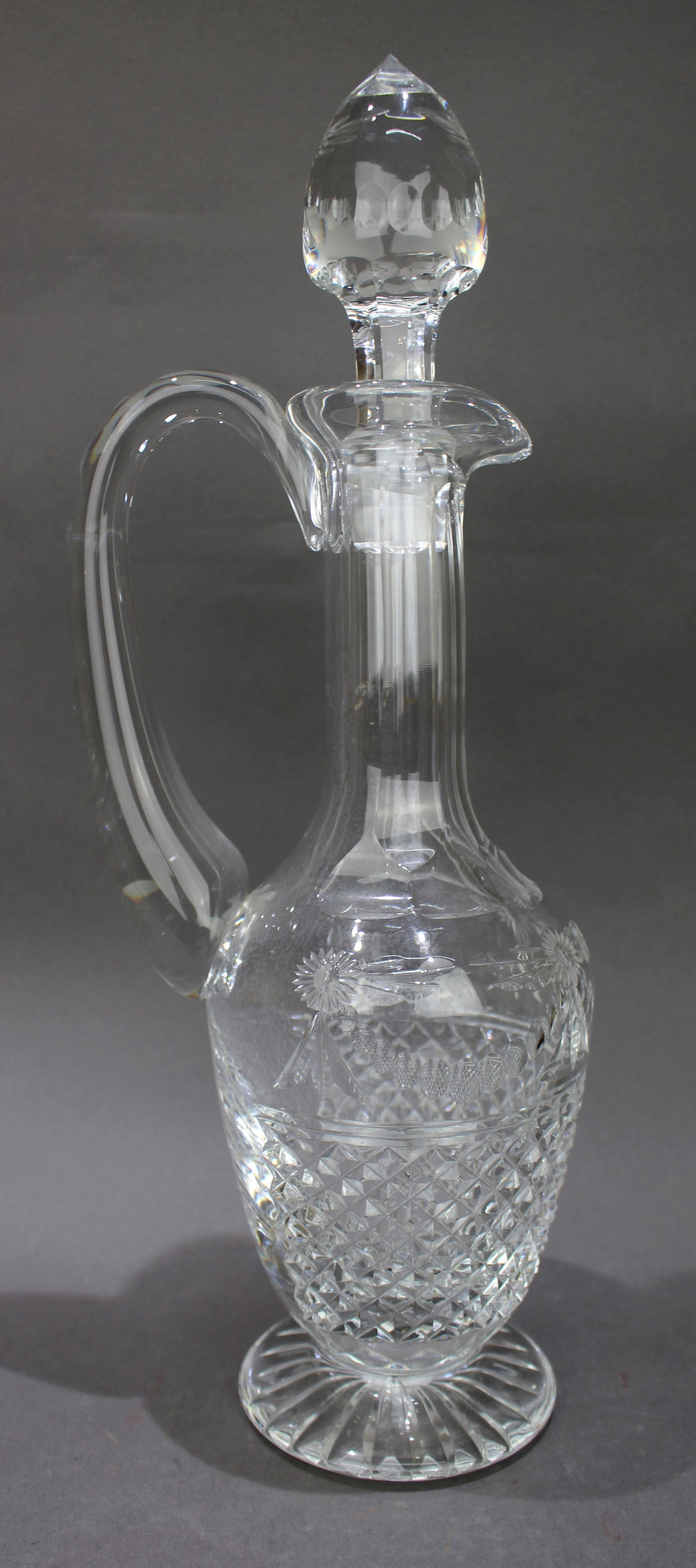 Fine Stuart Crystal Beaconsfield Cut Glass Claret Jug - 6