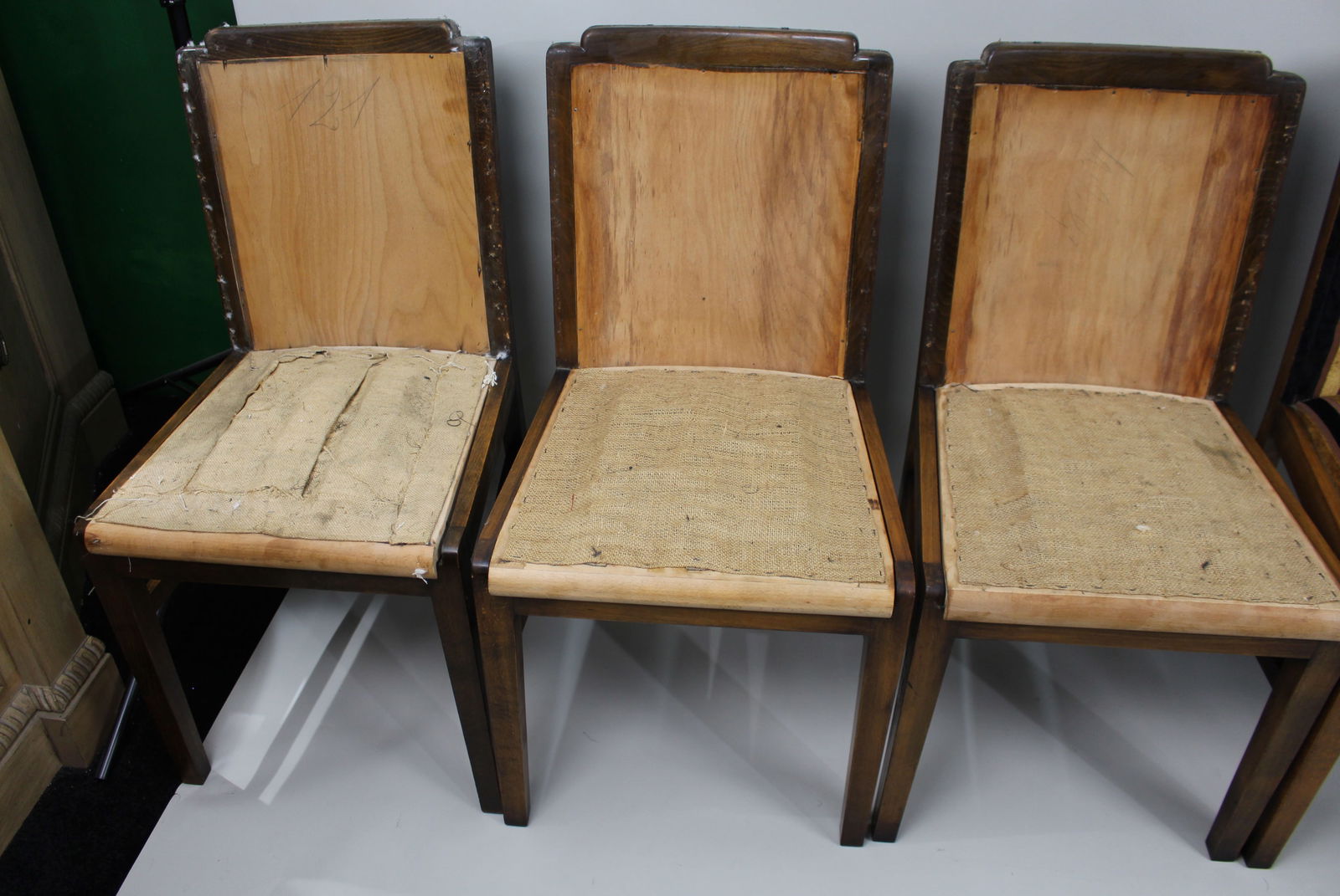 Set of 6 Art Deco Dining Chairs - 2