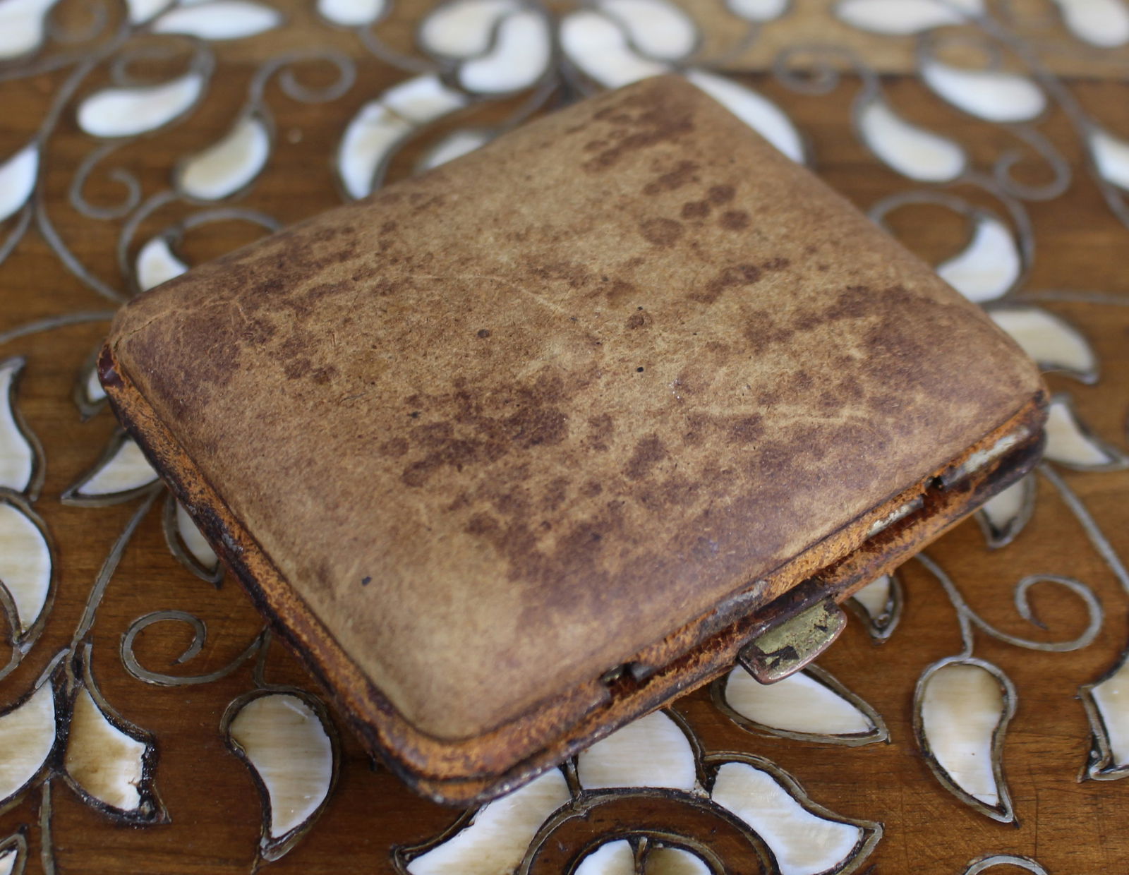 Mid 20th c. West German Folding Travel Alarm Clock, 7 Jewels - 5