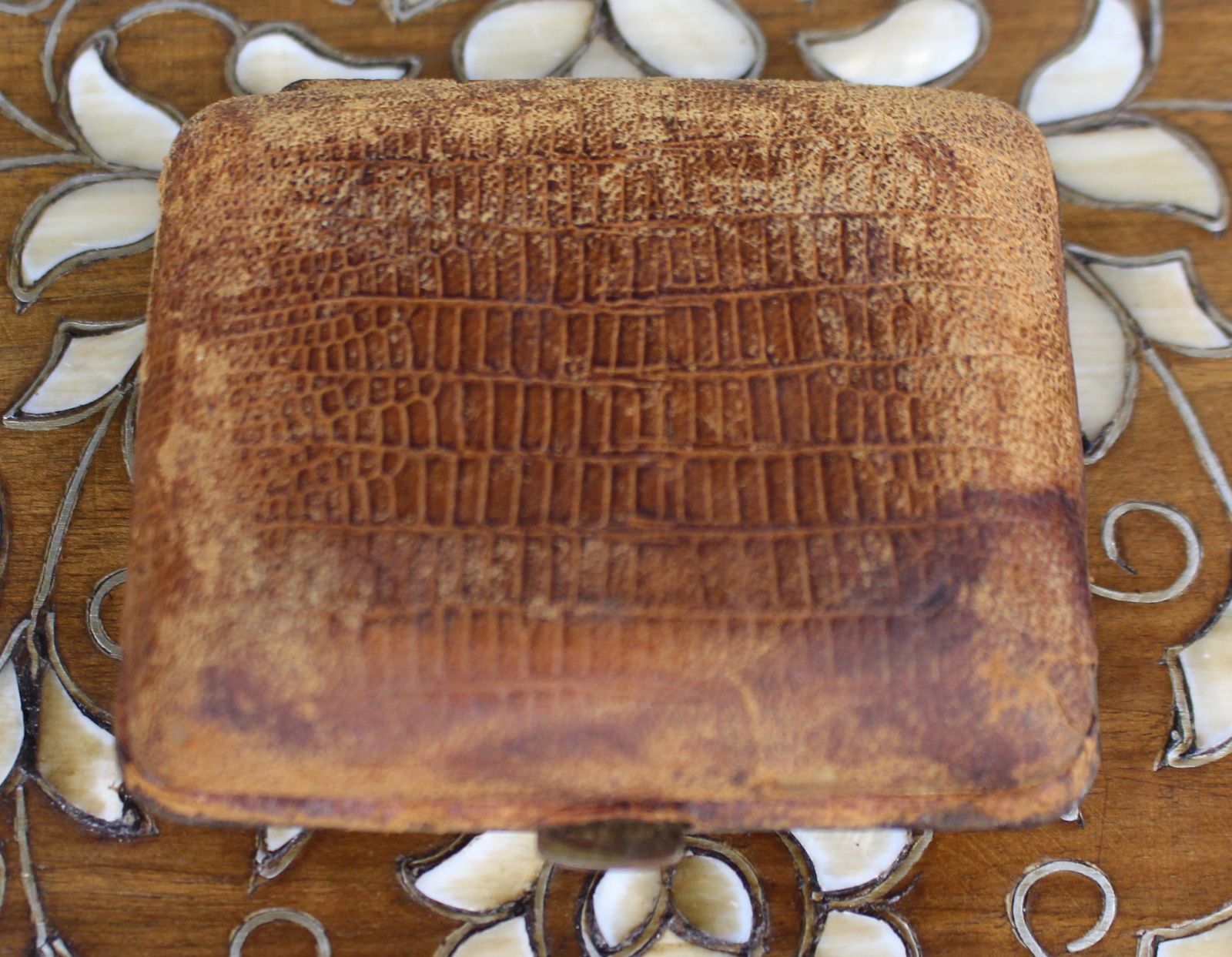 Mid 20th c. West German Folding Travel Alarm Clock, 7 Jewels - 6