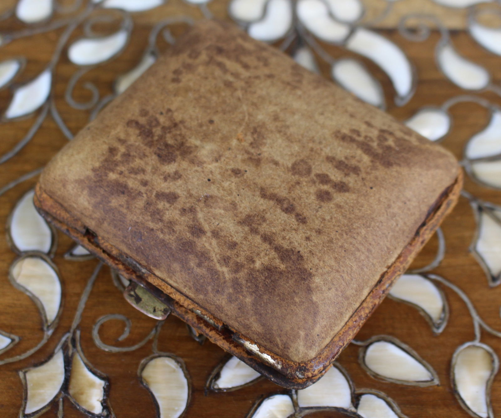 Mid 20th c. West German Folding Travel Alarm Clock, 7 Jewels - 7