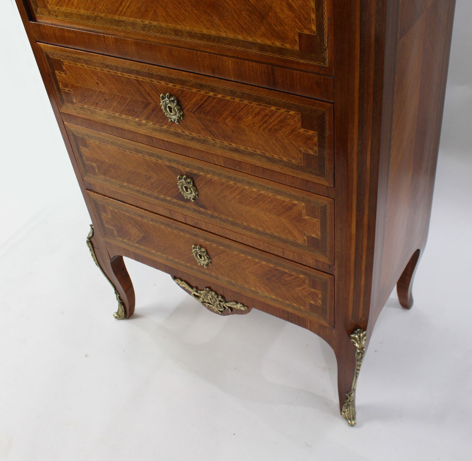 Fine Antique French Marquetry Escritoire c.1880 - 9