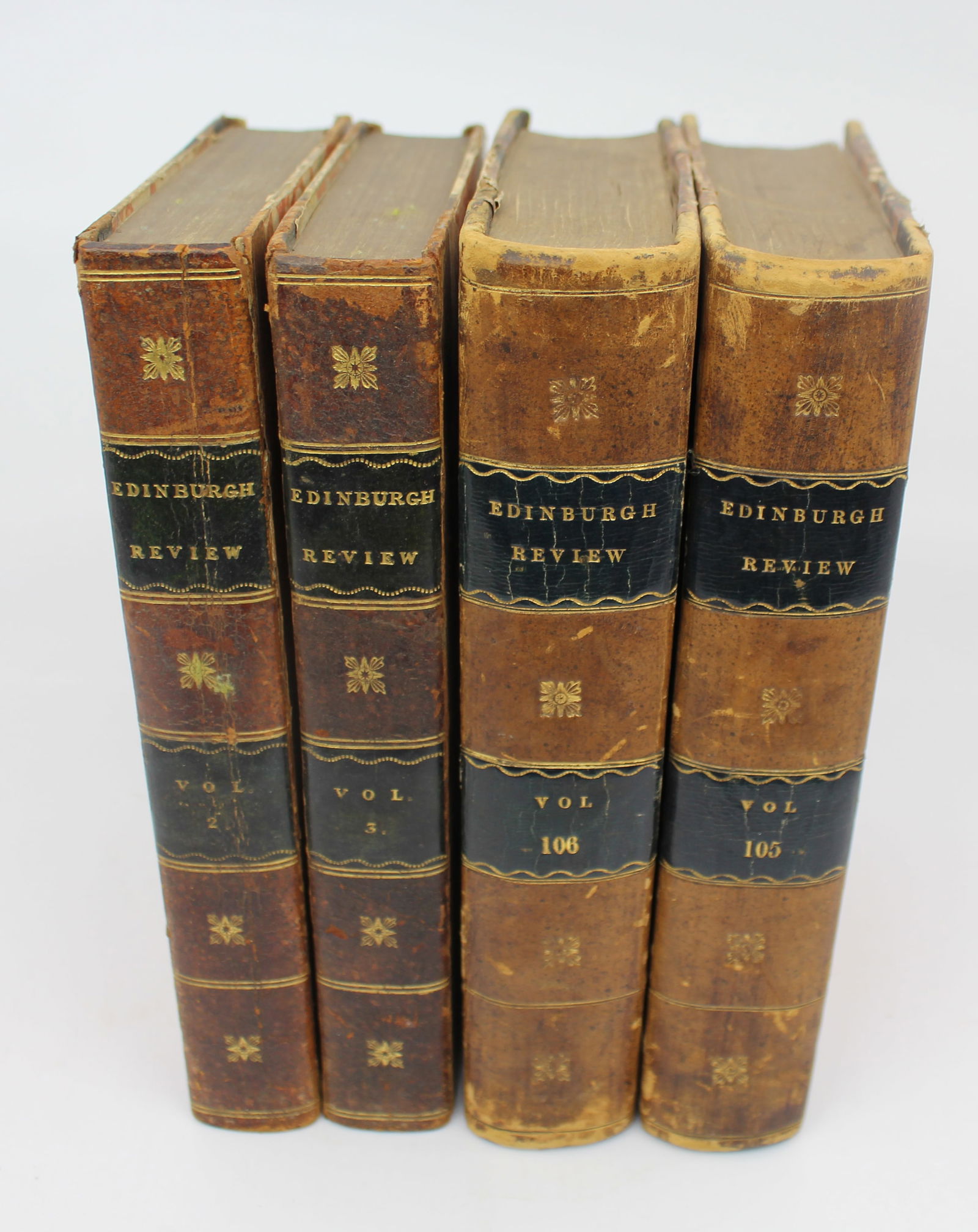 Four Volumes of The Edinburgh Review, 19th Century - 2
