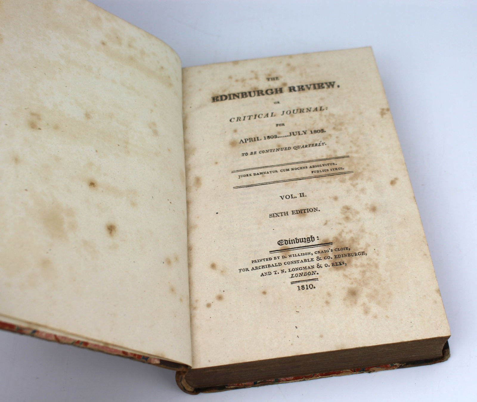 Four Volumes of The Edinburgh Review, 19th Century - 6