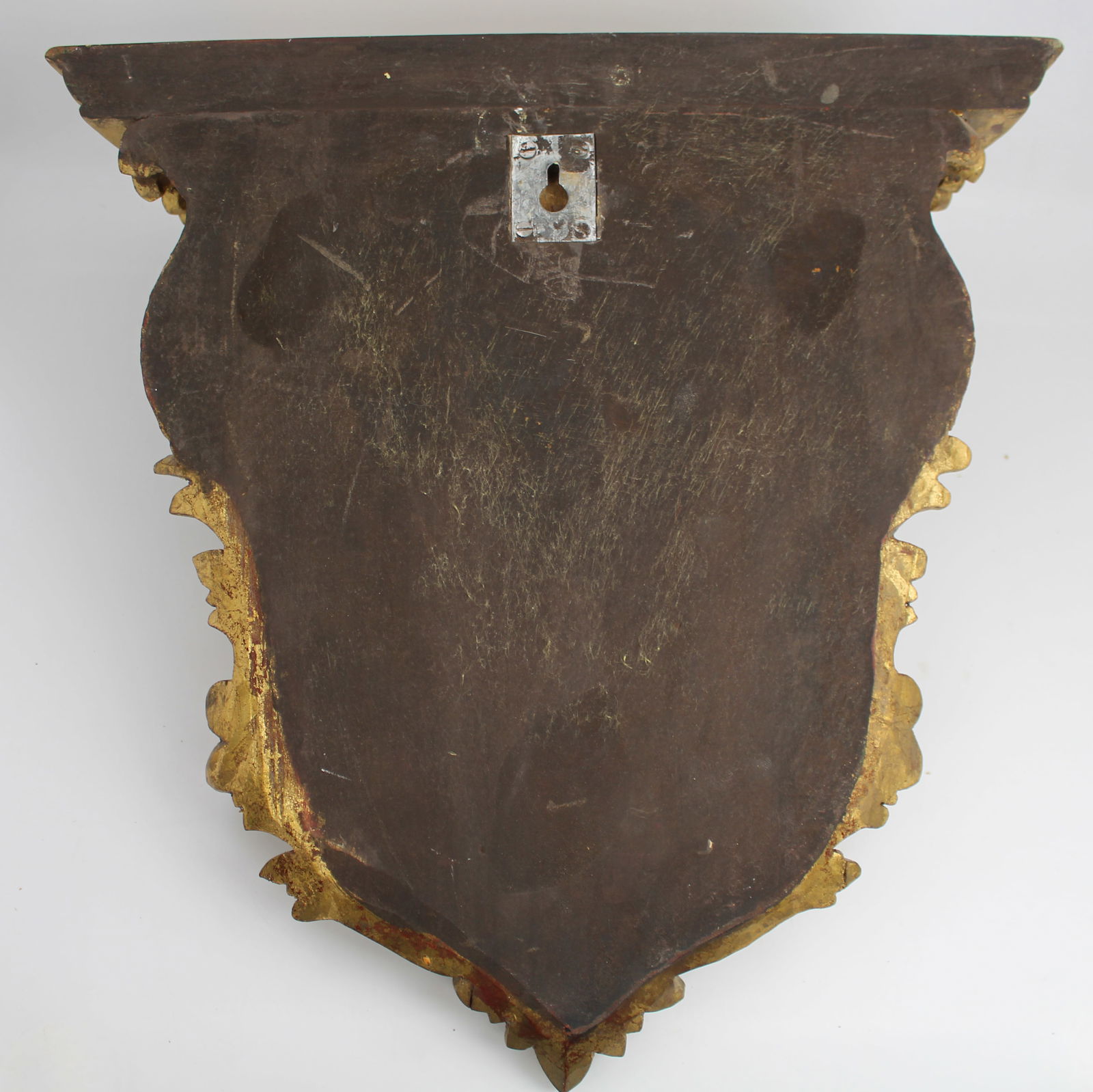 Pair of Carved Giltwood Wall Brackets with Cherub Motifs - 13