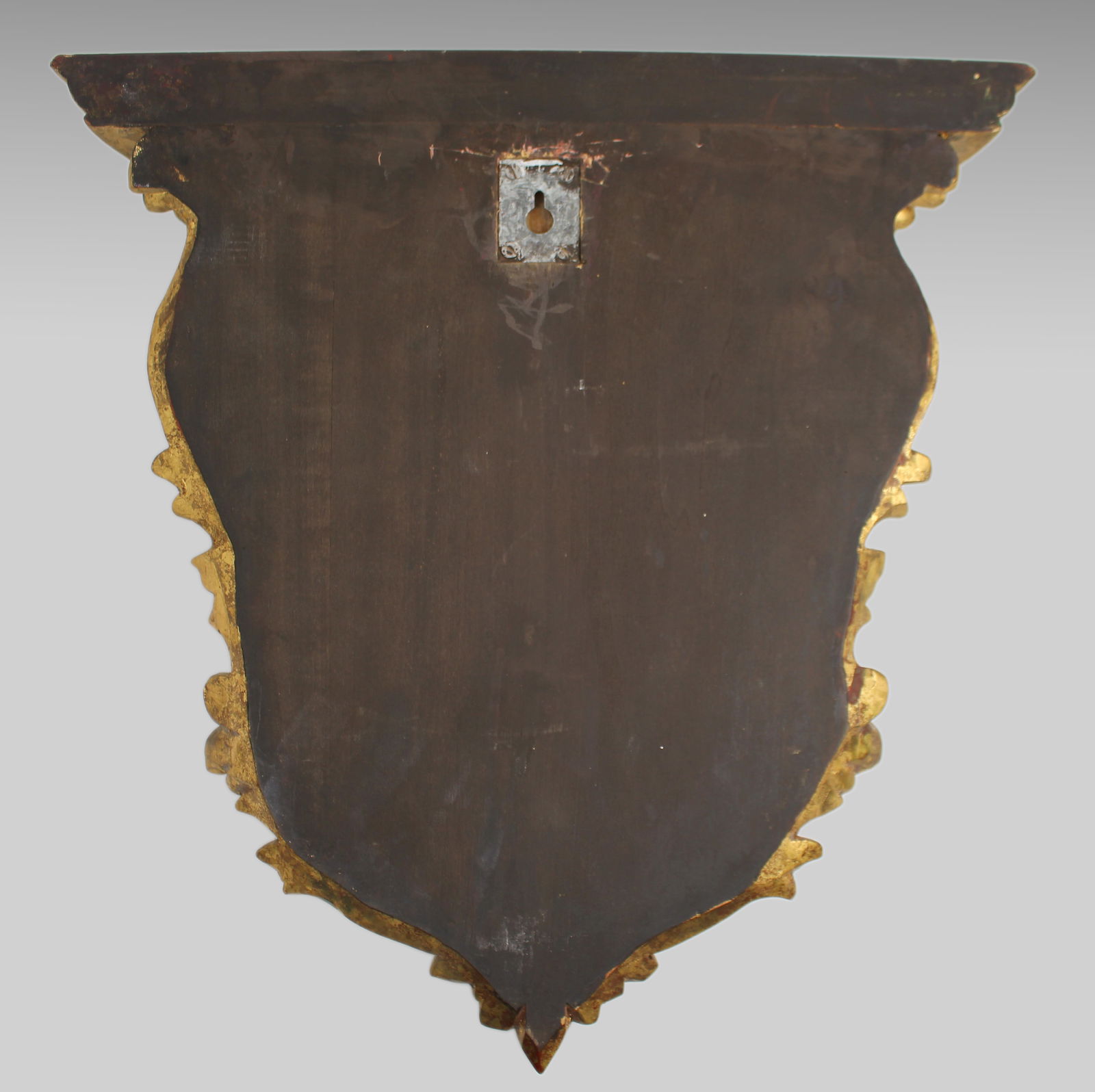 Pair of Carved Giltwood Wall Brackets with Cherub Motifs - 8