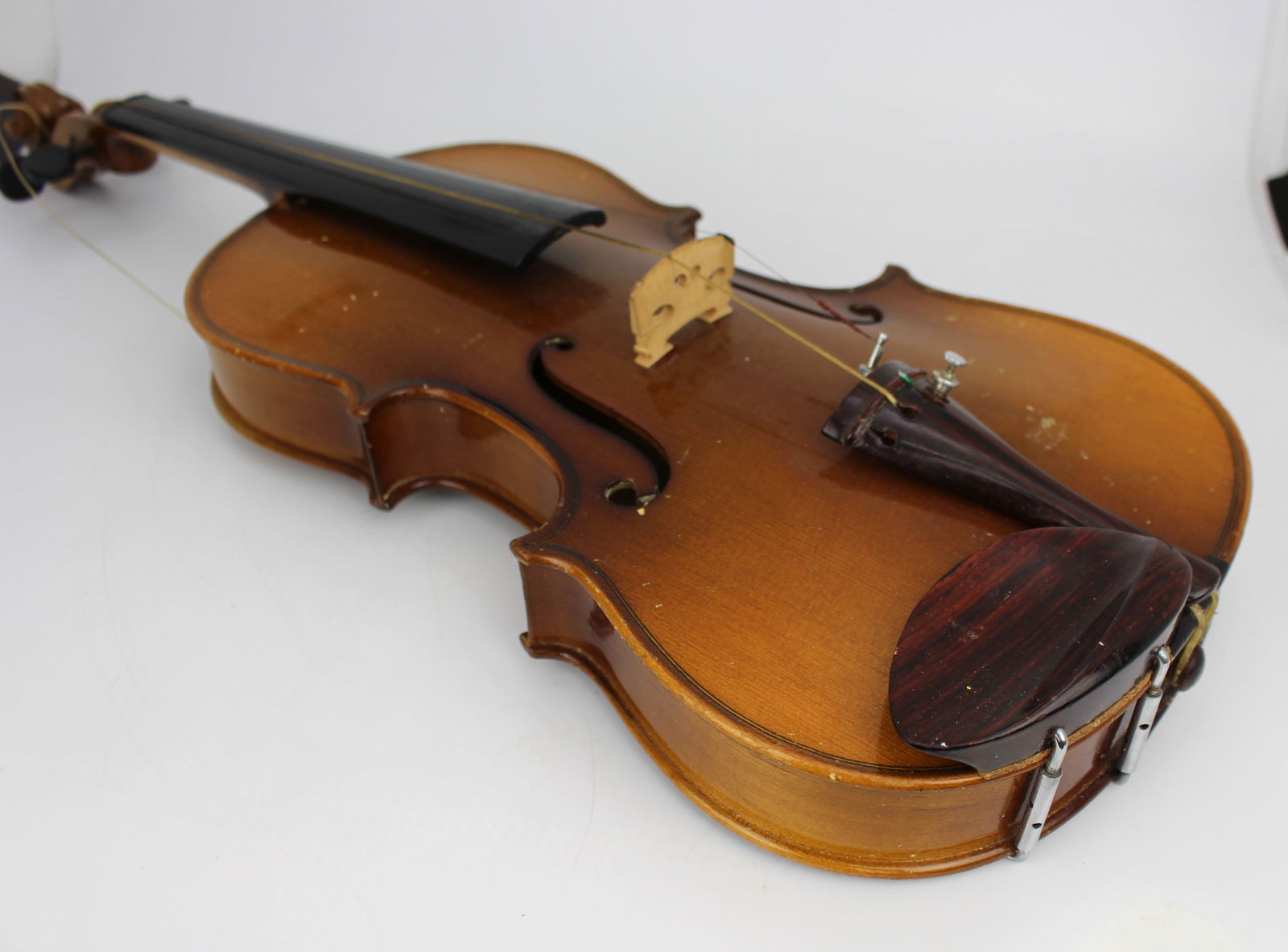 Vintage Violin, Bow & 3 Cases - 13