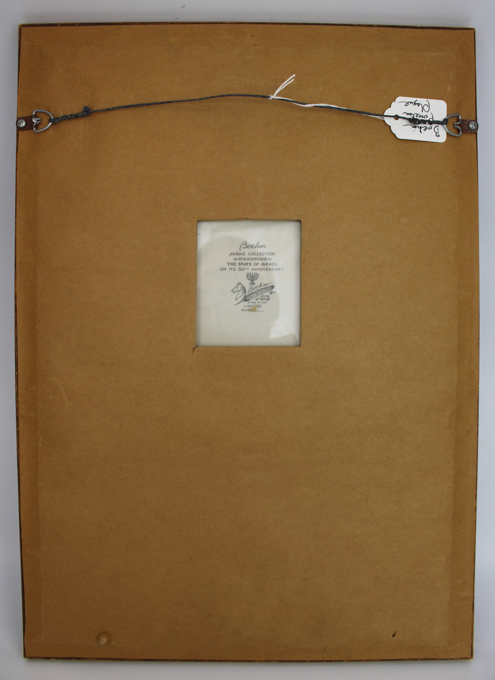 Pair of Framed Boehm Porcelain Plaques - 11