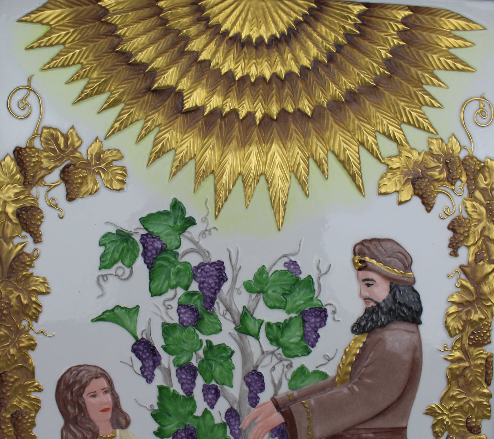 Pair of Framed Boehm Porcelain Plaques - 3