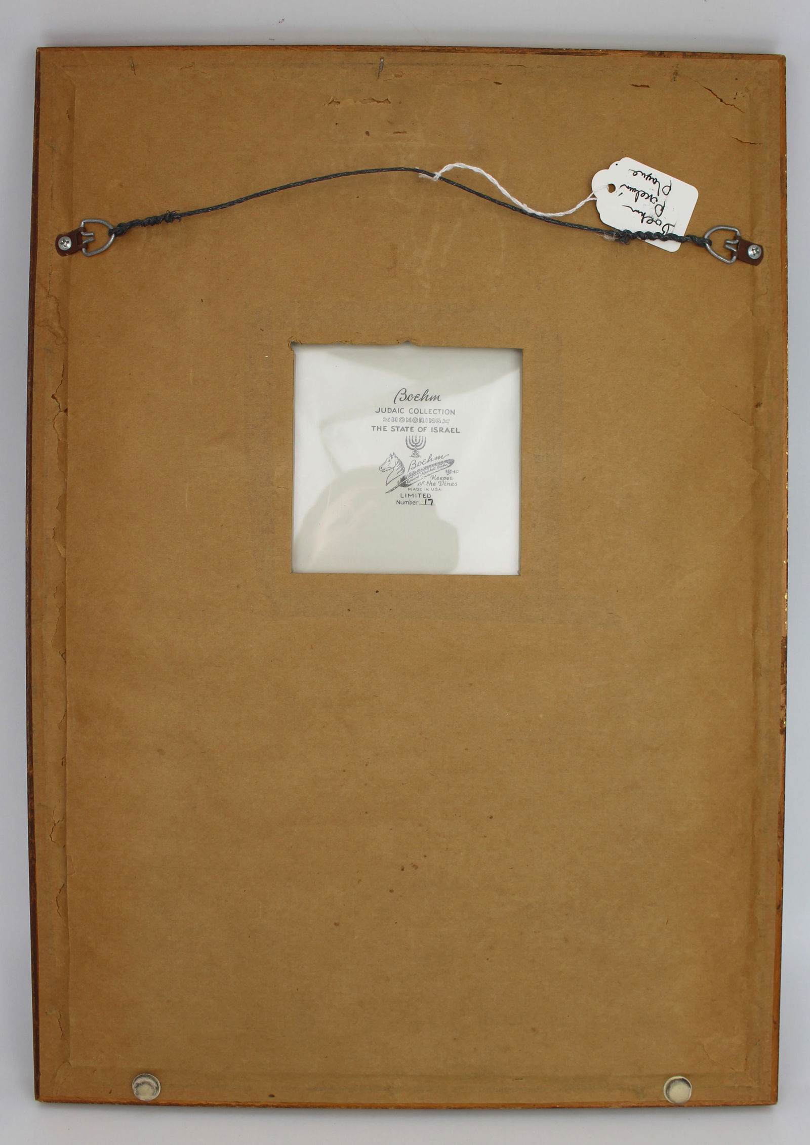 Pair of Framed Boehm Porcelain Plaques - 5