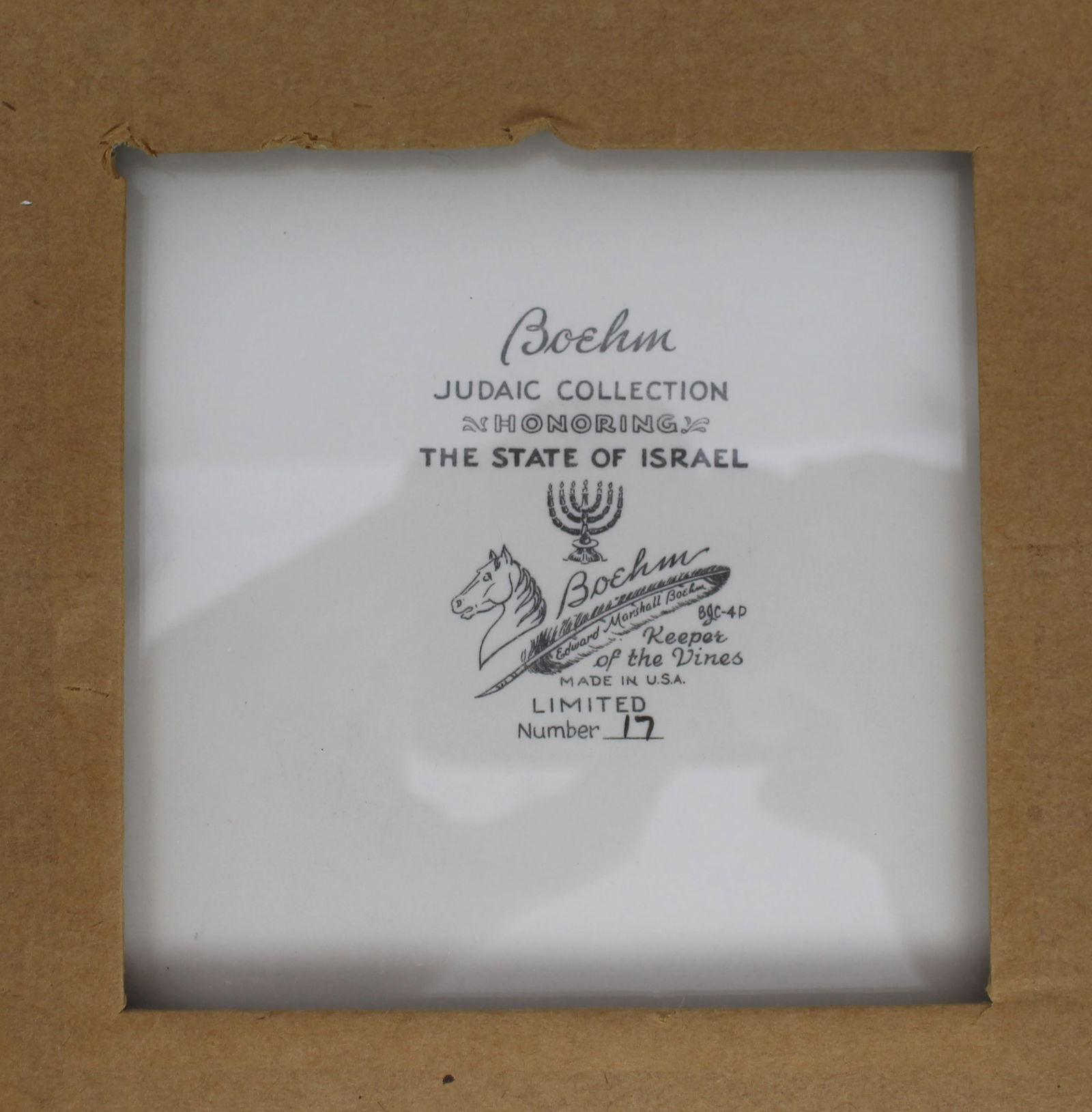 Pair of Framed Boehm Porcelain Plaques - 6