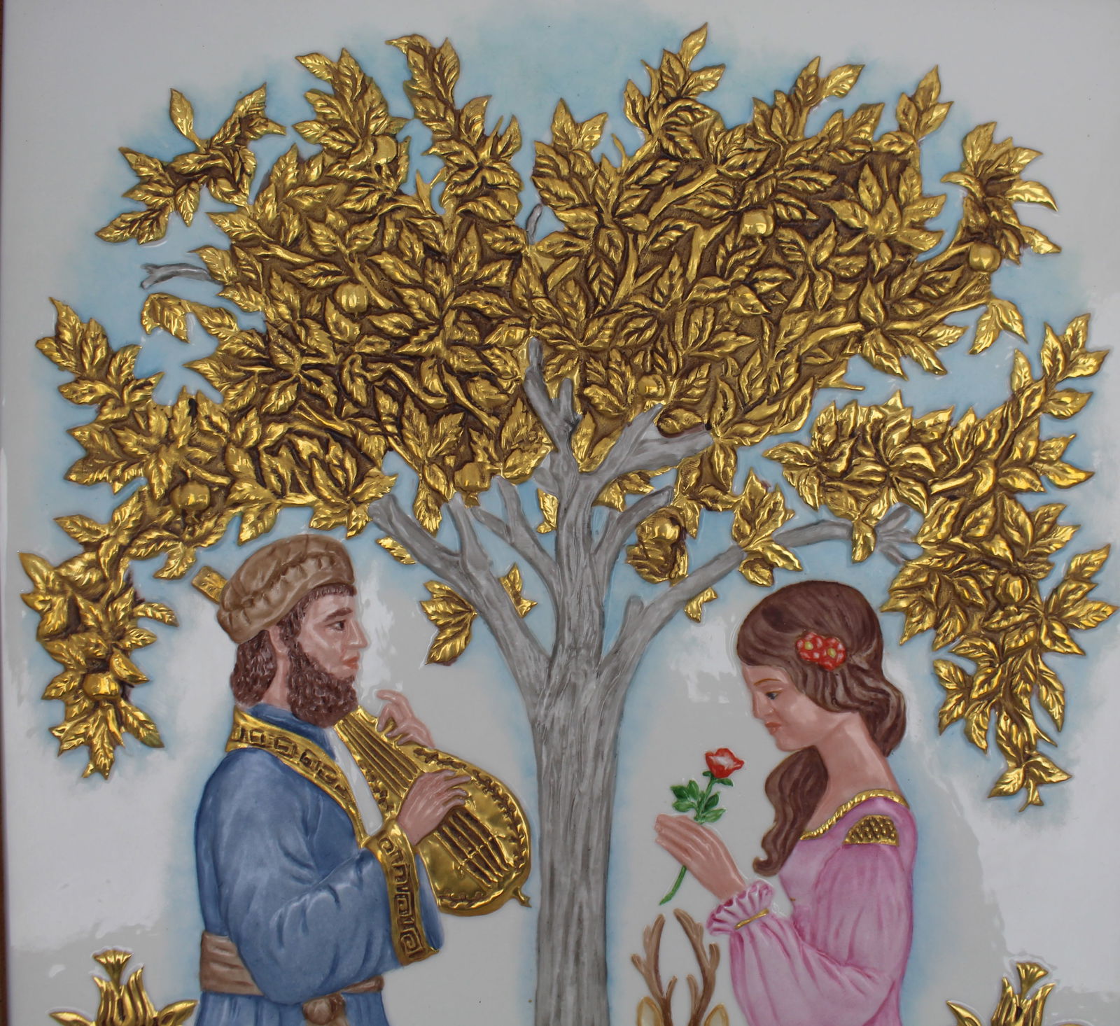 Pair of Framed Boehm Porcelain Plaques - 8