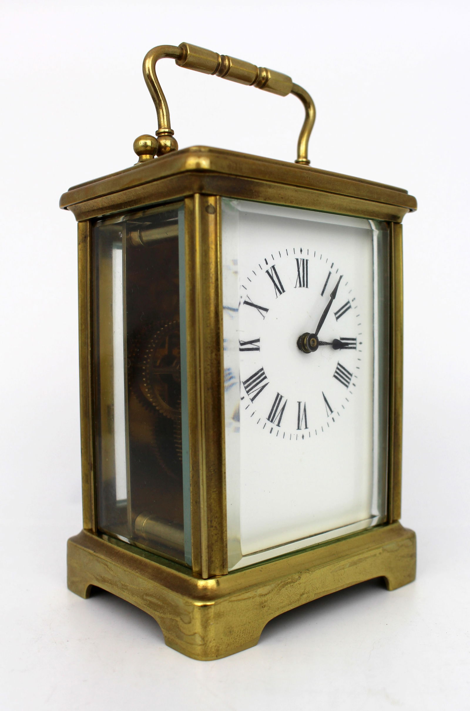 Antique Brass Carriage Clock with Travel Case, c.1910 – Swiss Movement - 2