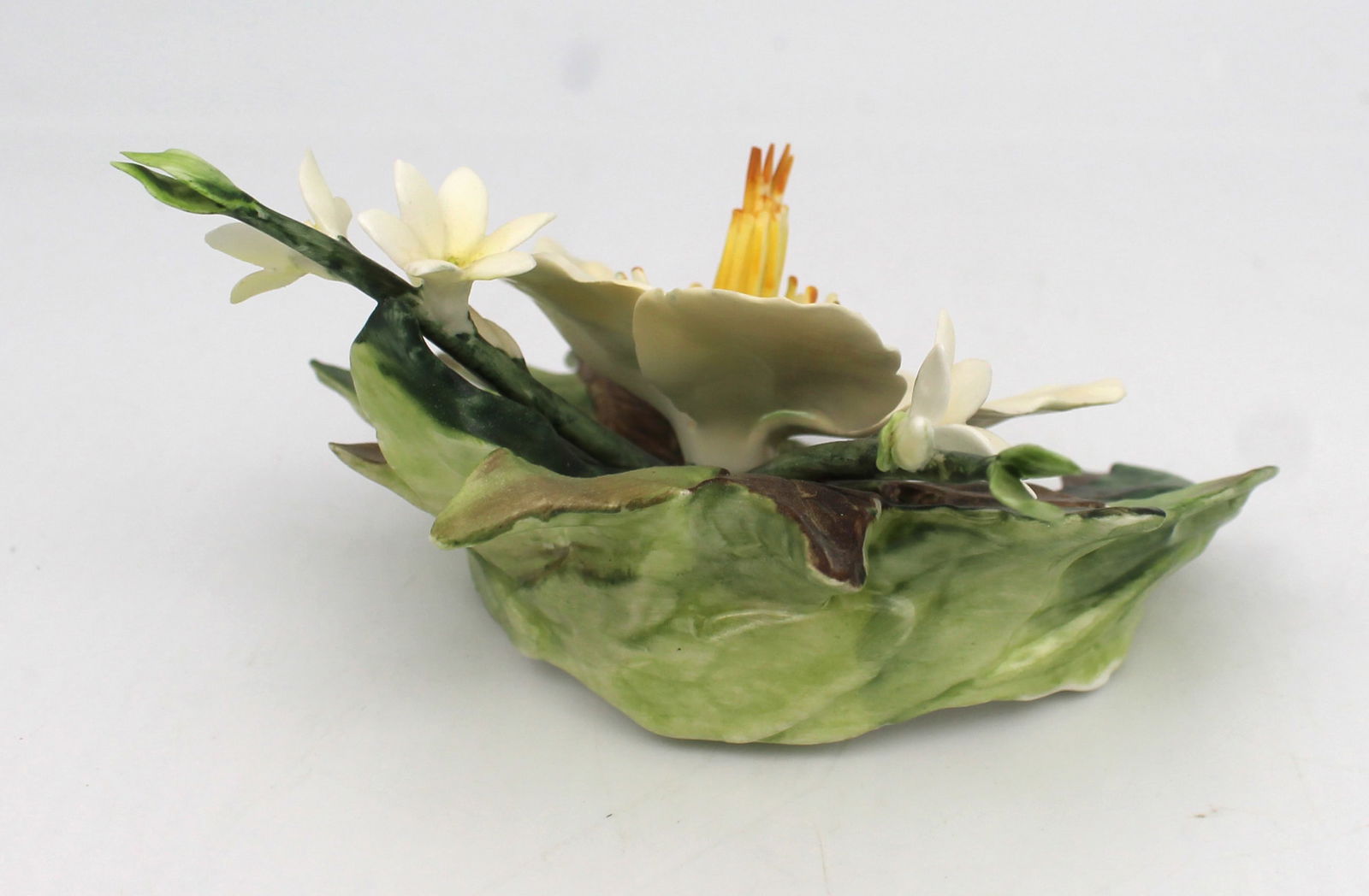 Royal Worcester Flower Hibiscus & Edelweiss - 2