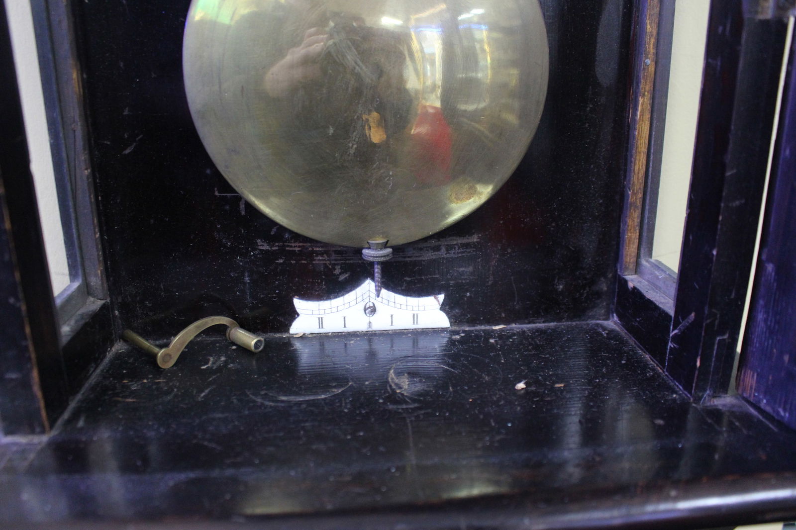 Late 19th c. Ebonized Vienna Wall Clock - 7