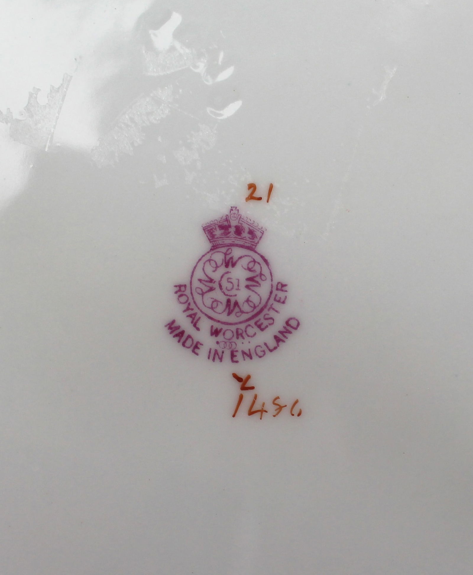 Royal Worcester Cabinet Plate – 1935 - 4