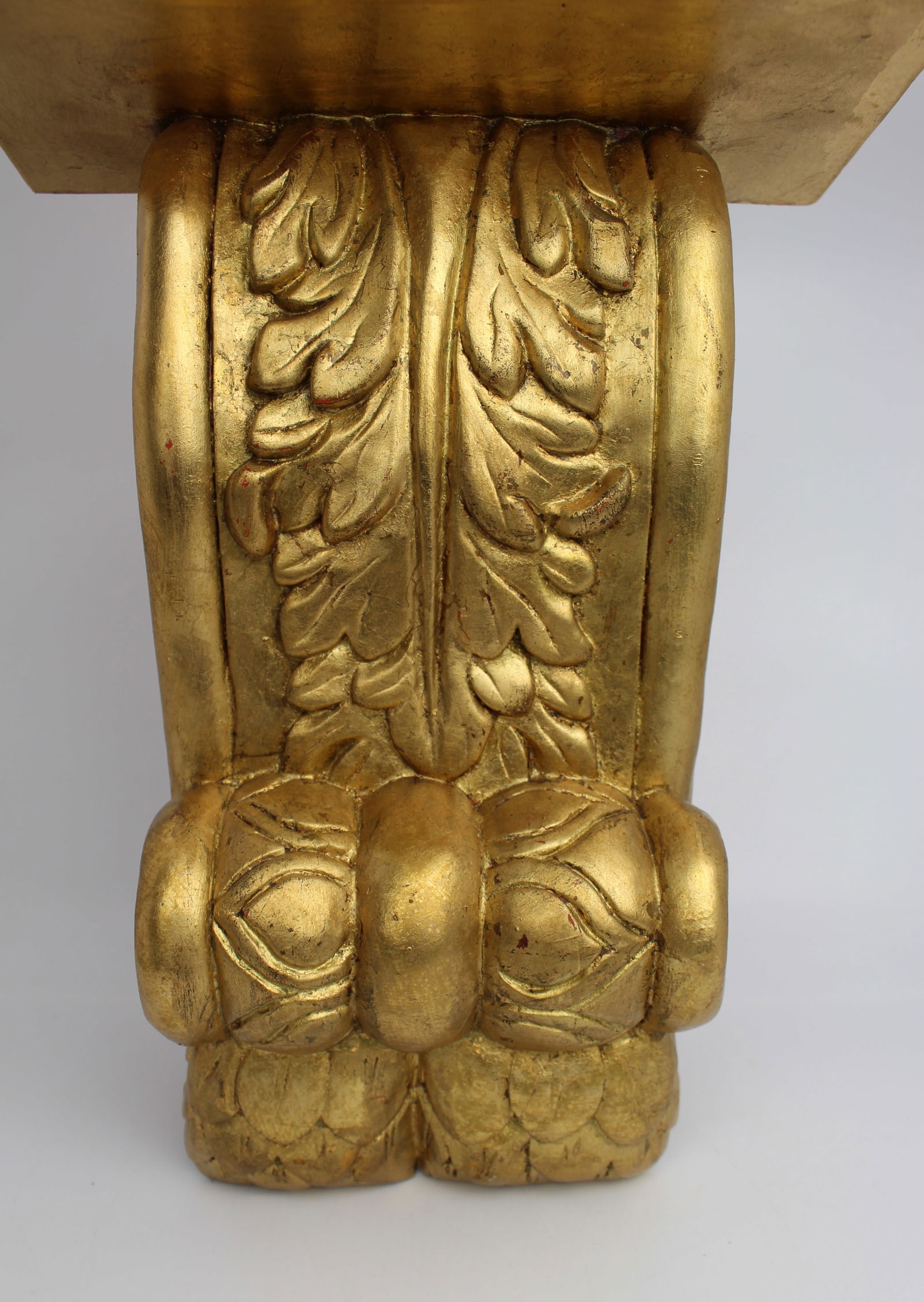 Vintage Carved Giltwood Wall Bracket Corbel - 3