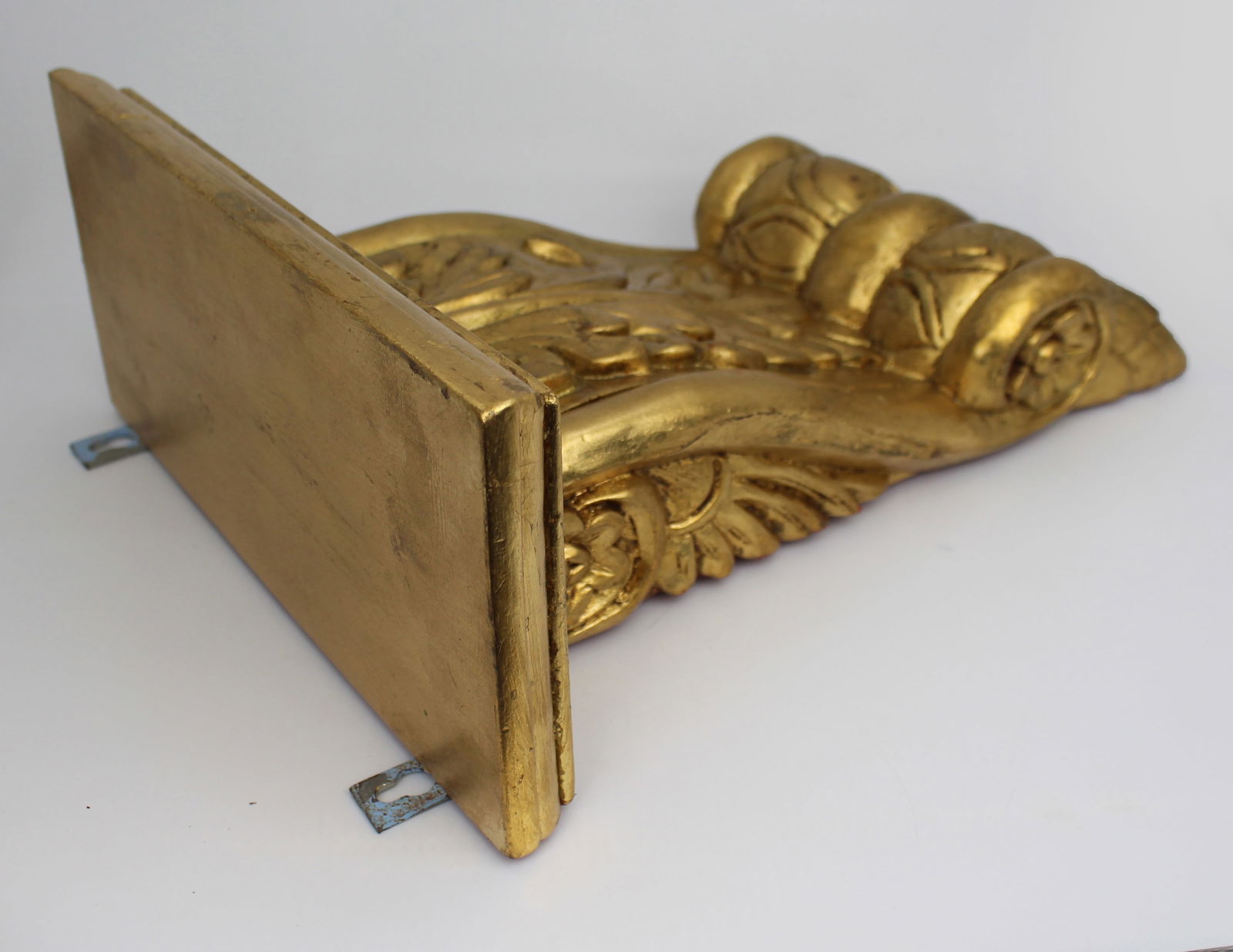 Vintage Carved Giltwood Wall Bracket Corbel - 6
