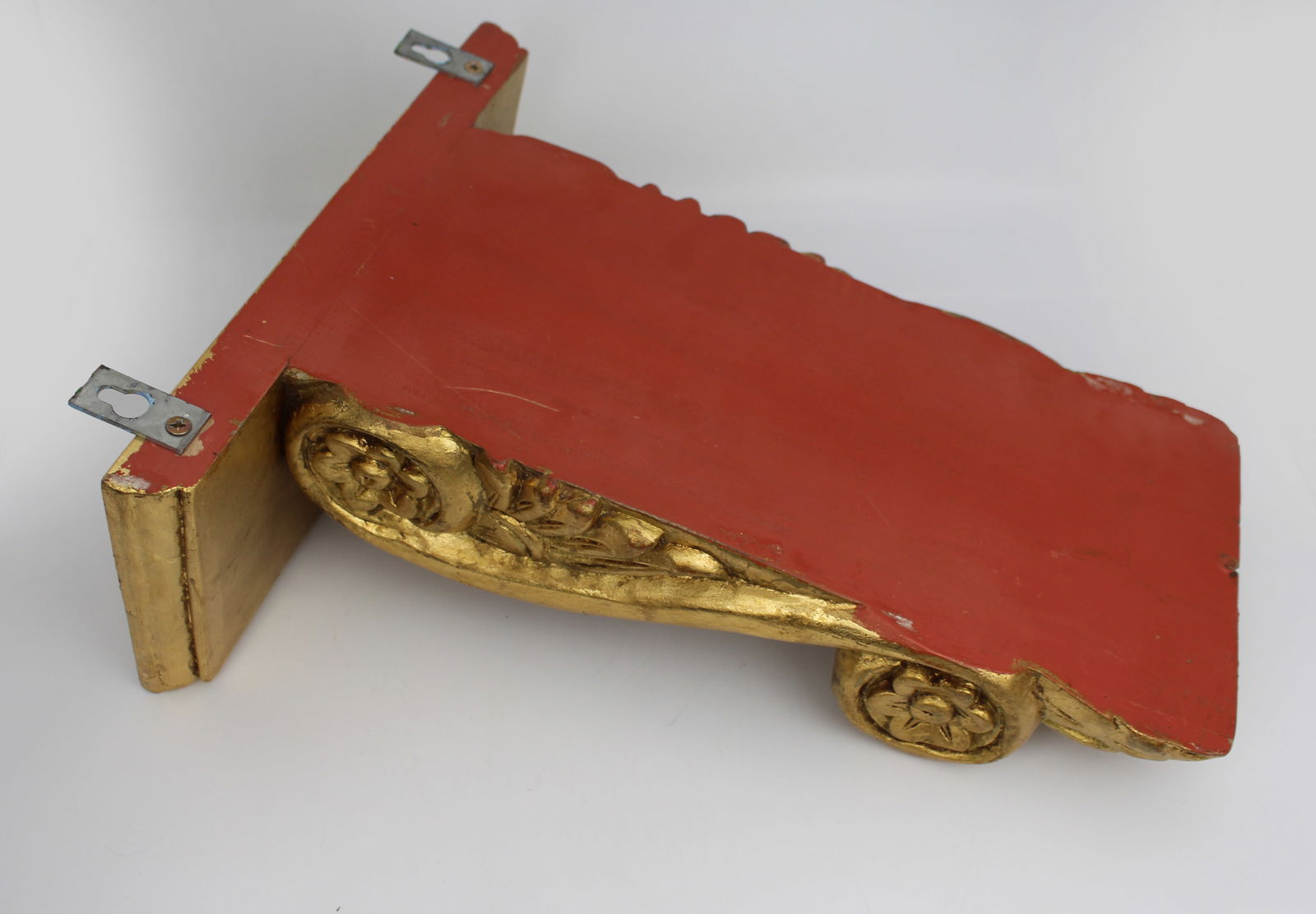 Vintage Carved Giltwood Wall Bracket Corbel - 7