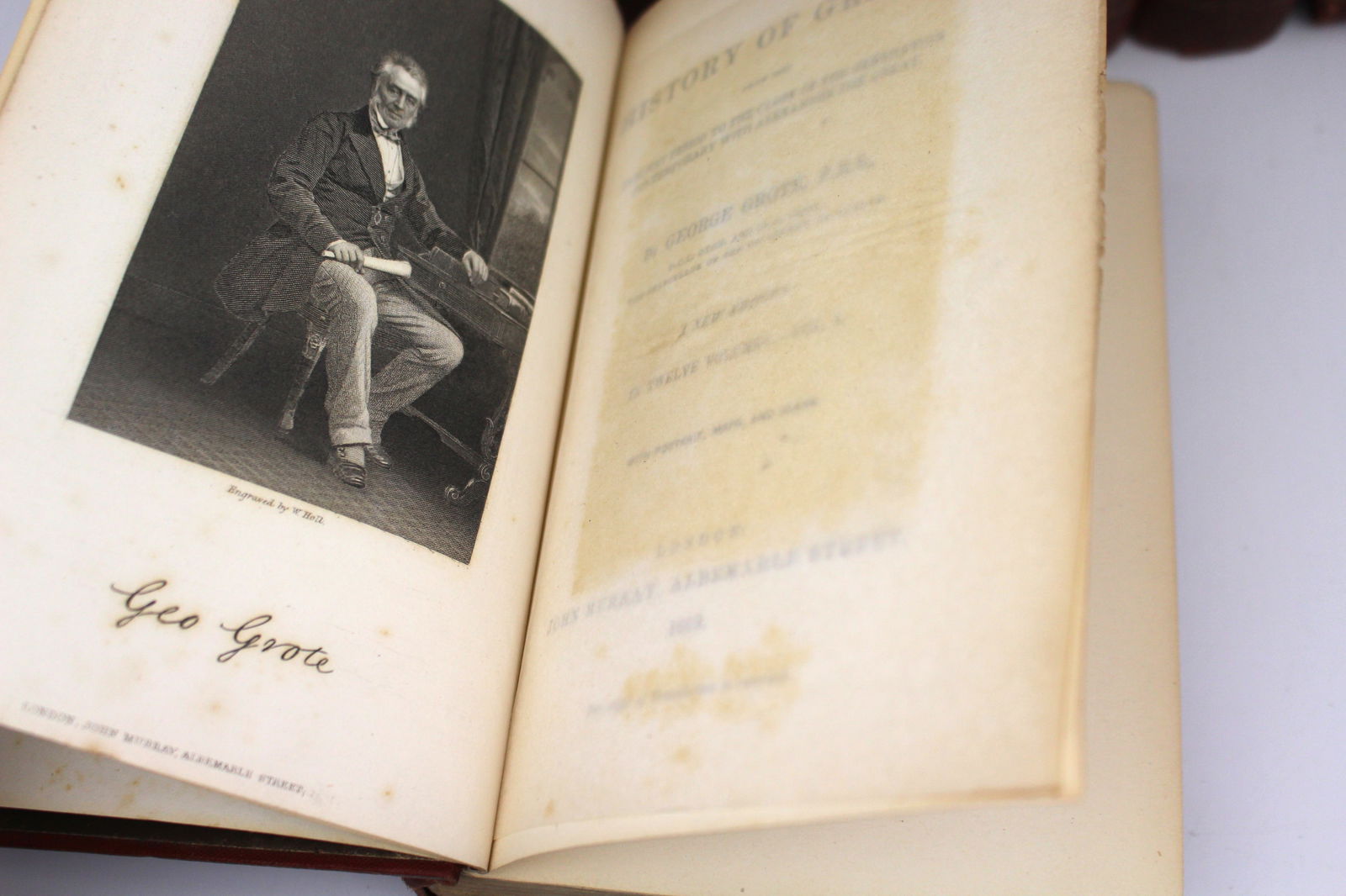 Books George Grote – A History of Greece 9 volumes, 1869, John Murray - 10