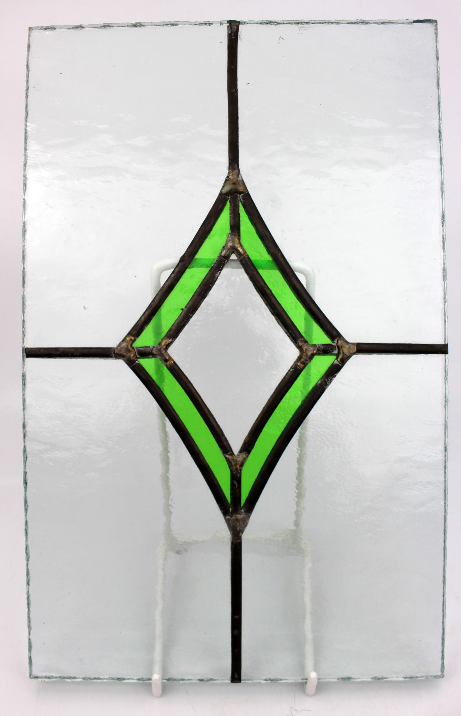 Set of 5 Vintage Stained Glass Panels - 5