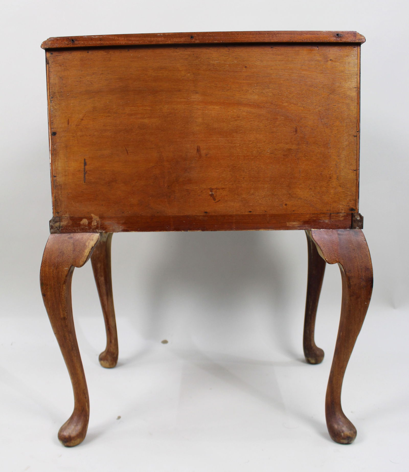 Early 20th c. Carved Walnut Footed Cutlery Chest - 8