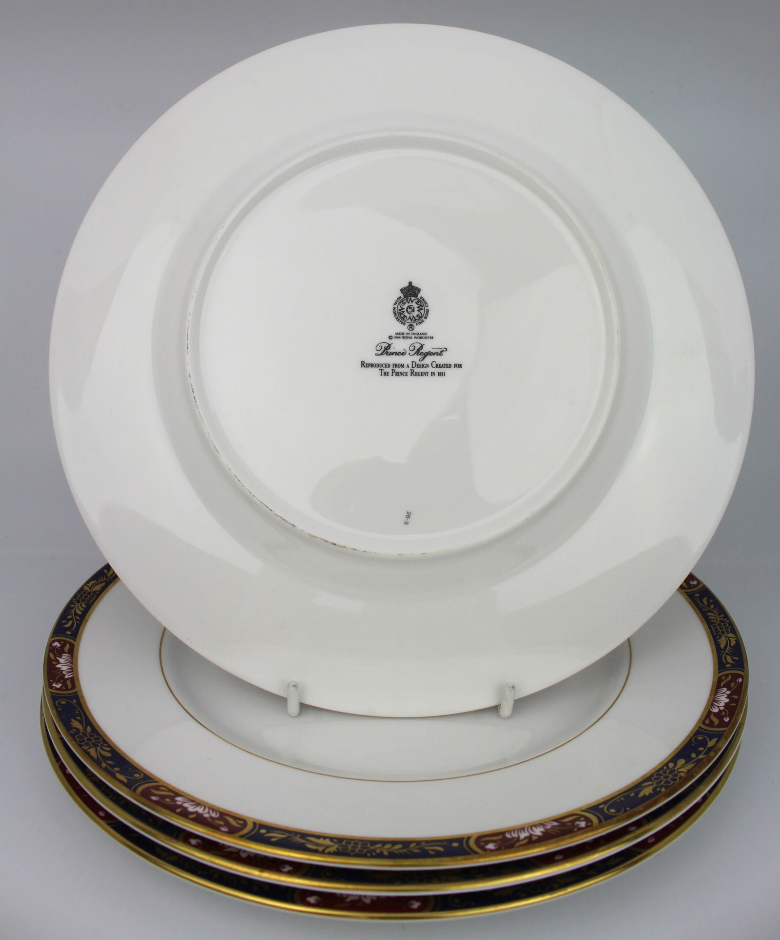 Collection of 8 Pieces of Royal Worcester Prince Regent - 8